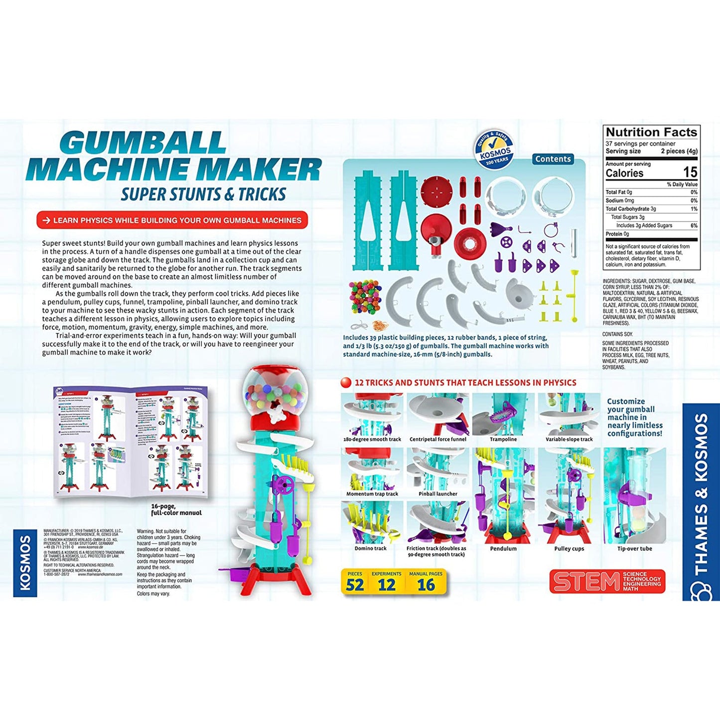 Thames And Kosmos Gumball Machine Maker Kit