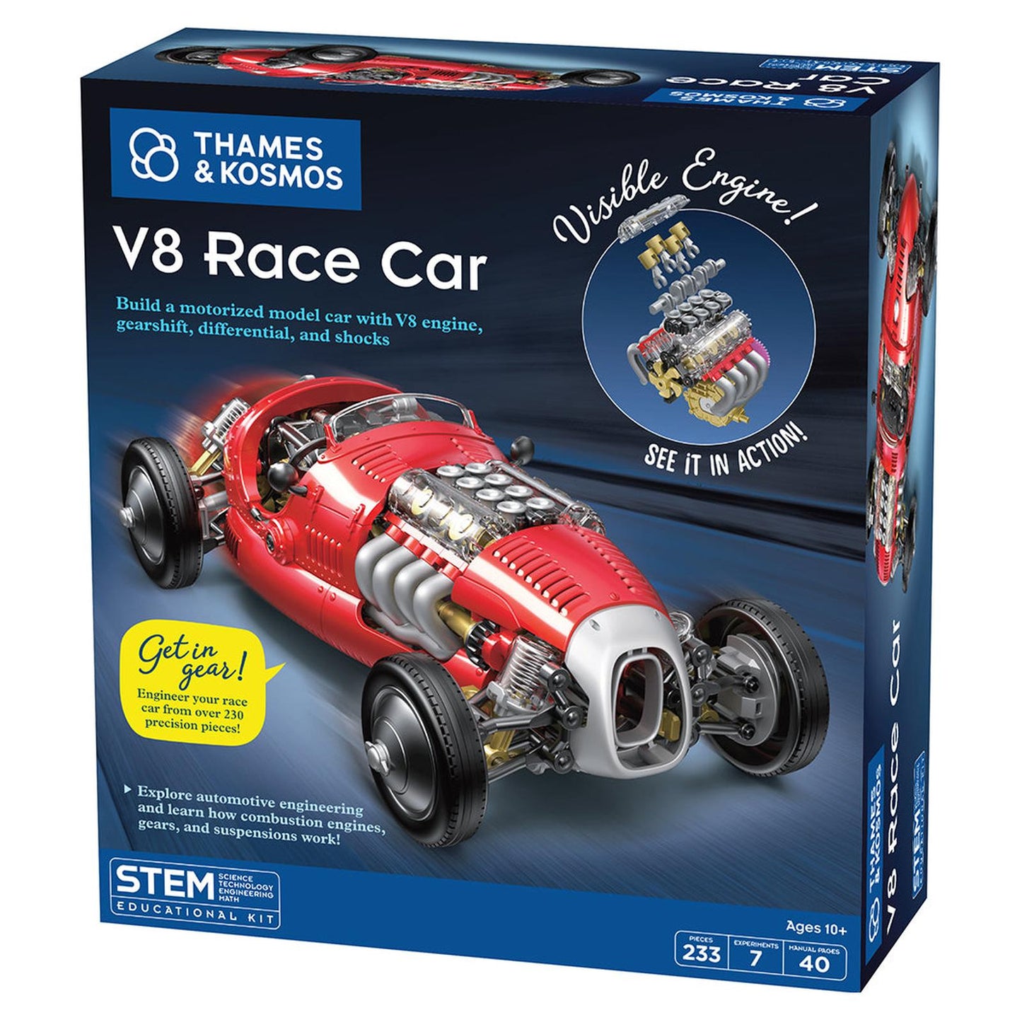 Thames And Kosmos V8 Race Car Kit
