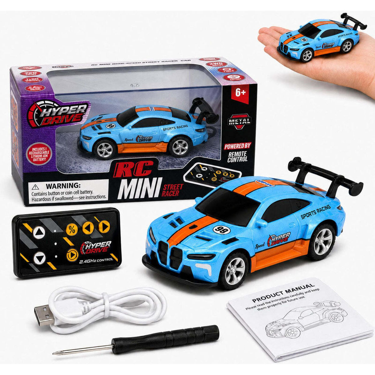 Thin Air Hyper Drive RC Mini Street Racer