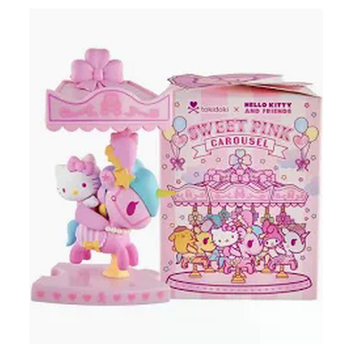Tokidoki Hello Kitty And Friends Sweet Pink Carousel Blind Box Mini Figure