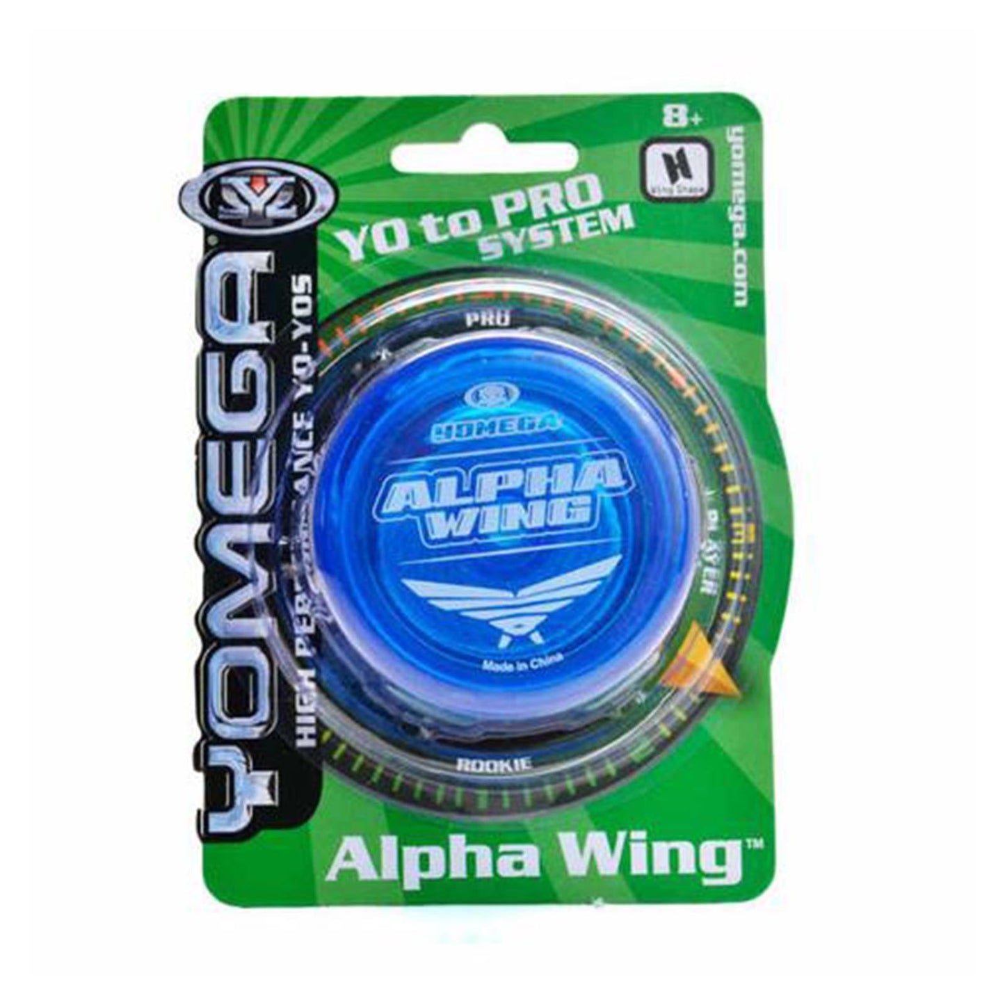 Yomega Alpha Wing Rookie Level Blue Yoyo