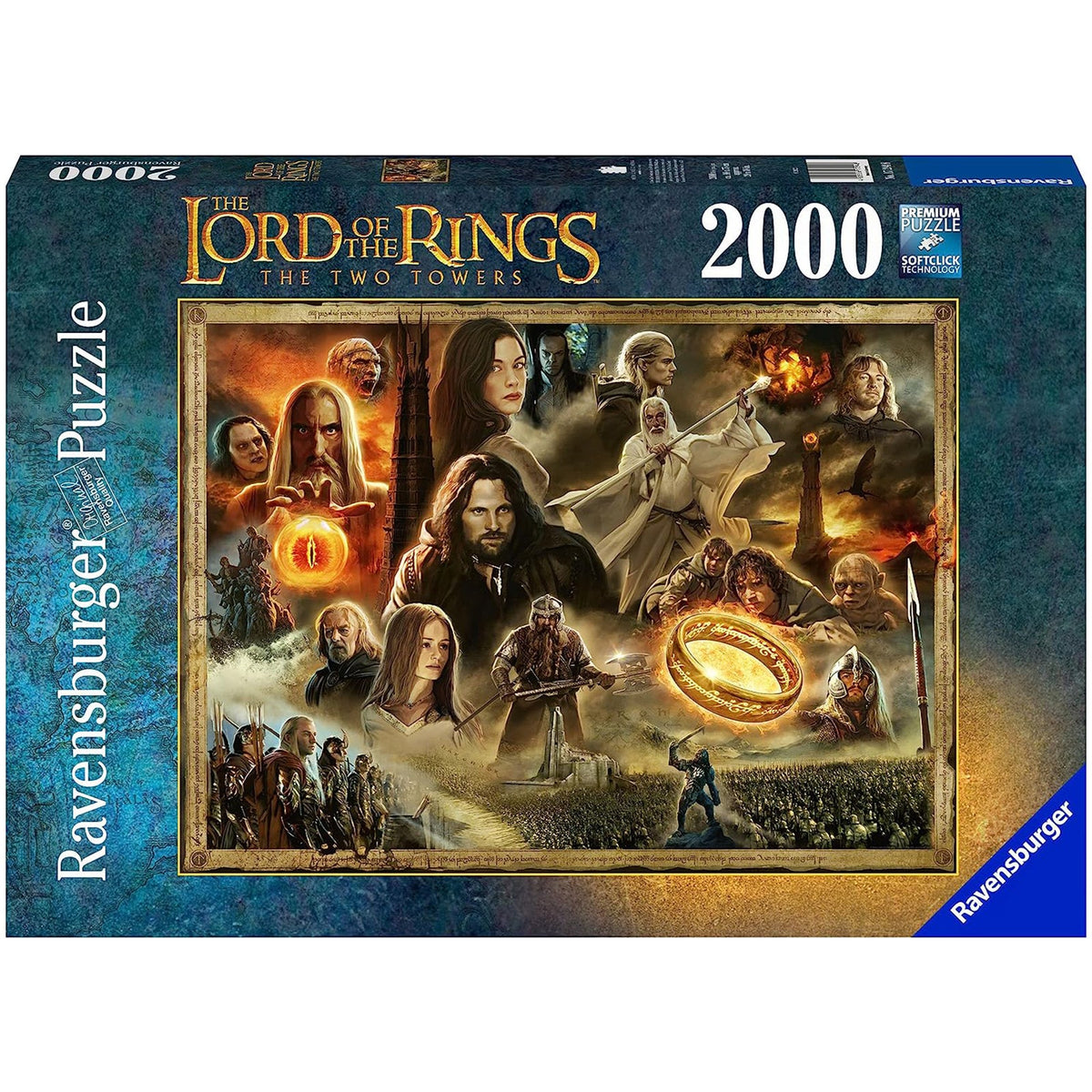 Ravensburger Lord Of The Rings The Two Towers 2000 Piece Puzzle