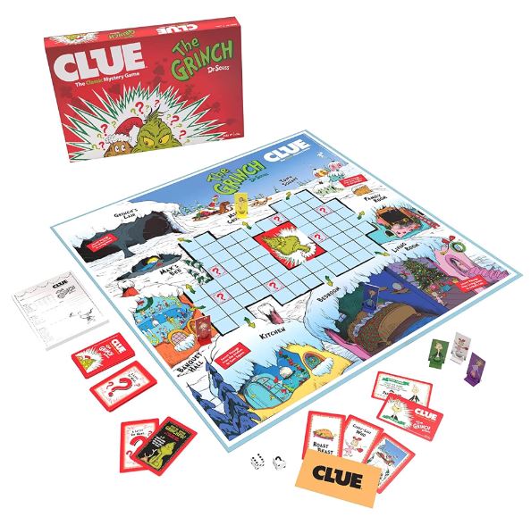 USAopoly The Grinch Clue Mystery Board Game