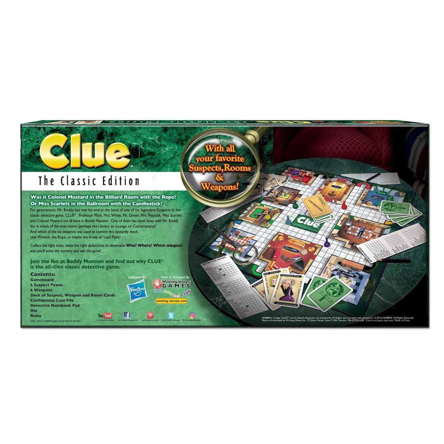 Clue Classic The Board Game