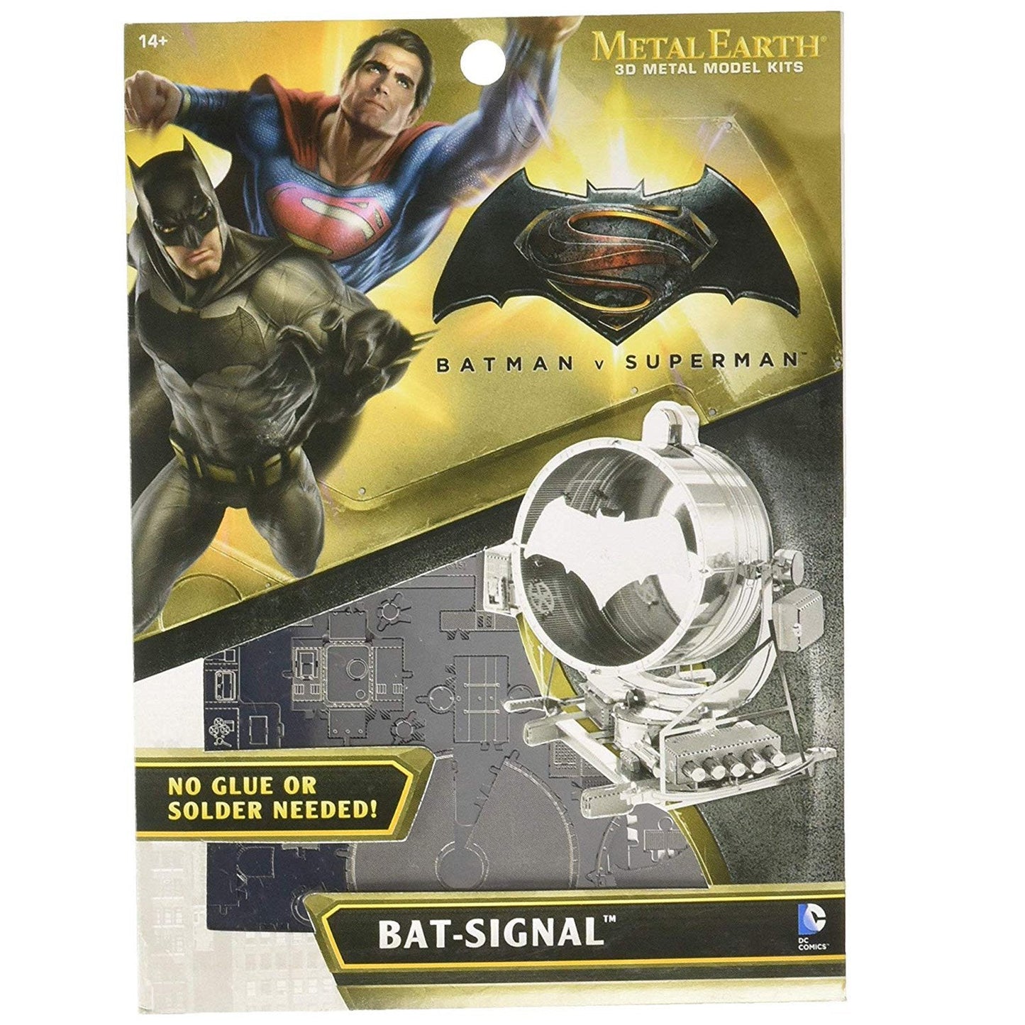 Metal Earth DC Batman Vs Superman Bat-Signal Steel Model Kit