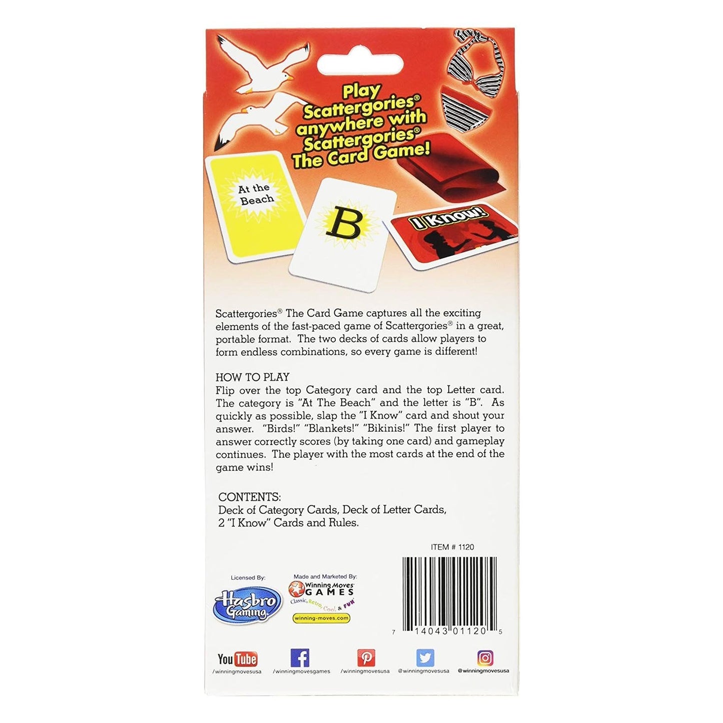 Scattergories The Card Game