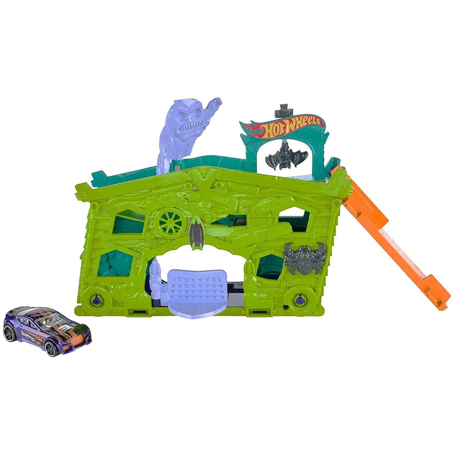 Mattel Hot Wheels City Ghost Garage Fold-Out Play Set