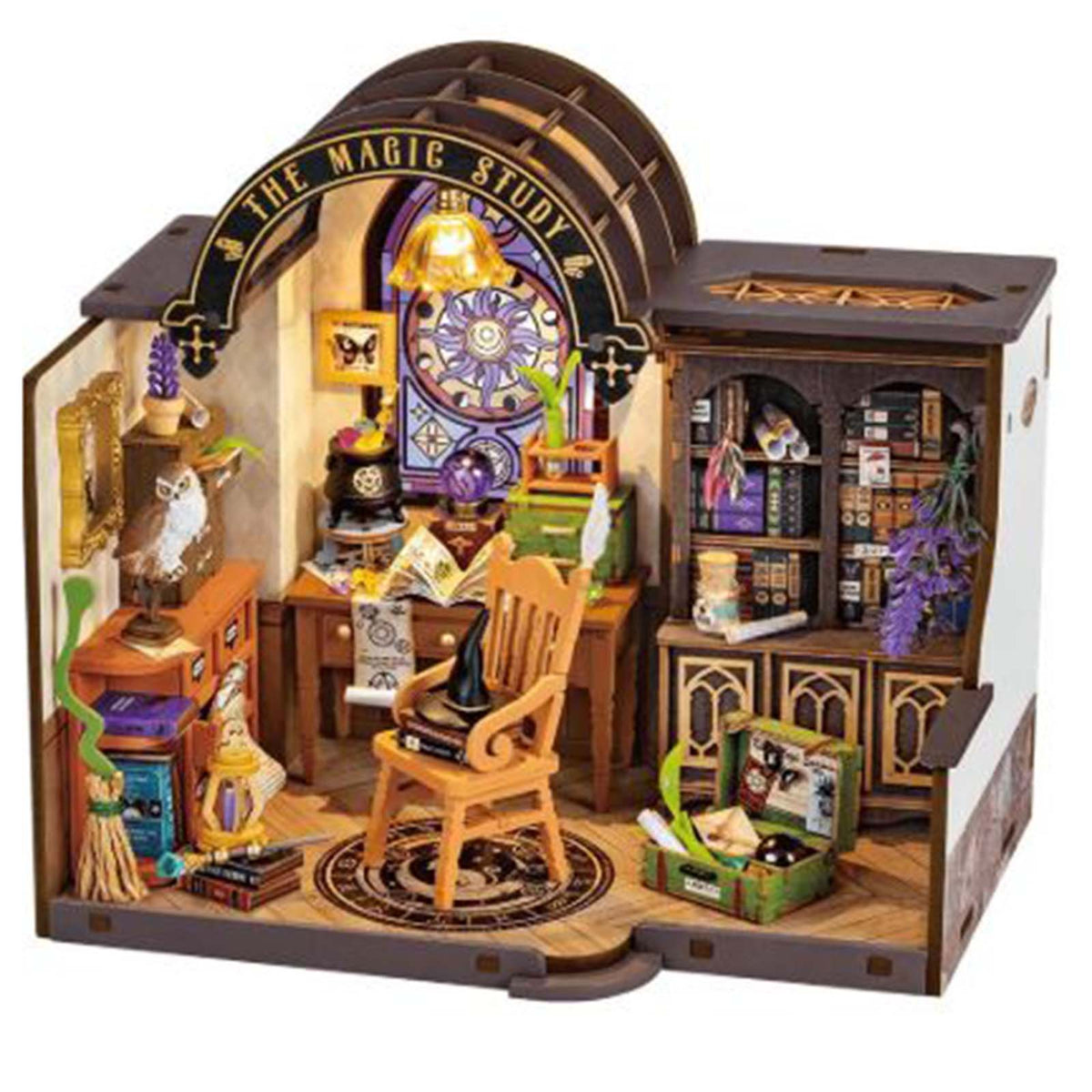 Robotime Rolife DIY Miniature House The Magic Study Building Set