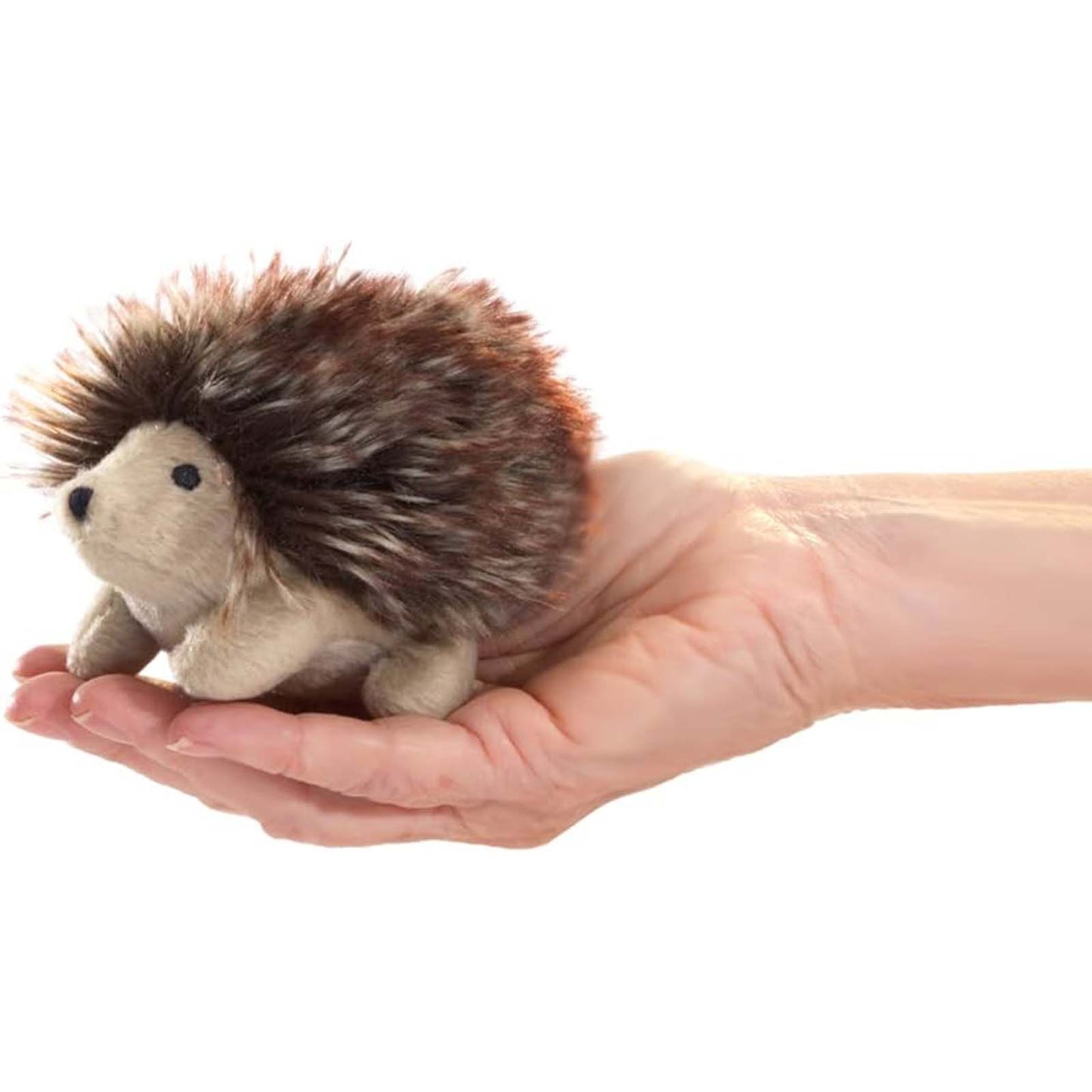 Folkmanis Hedgehog Mini 3.5 Inch Plush Puppet