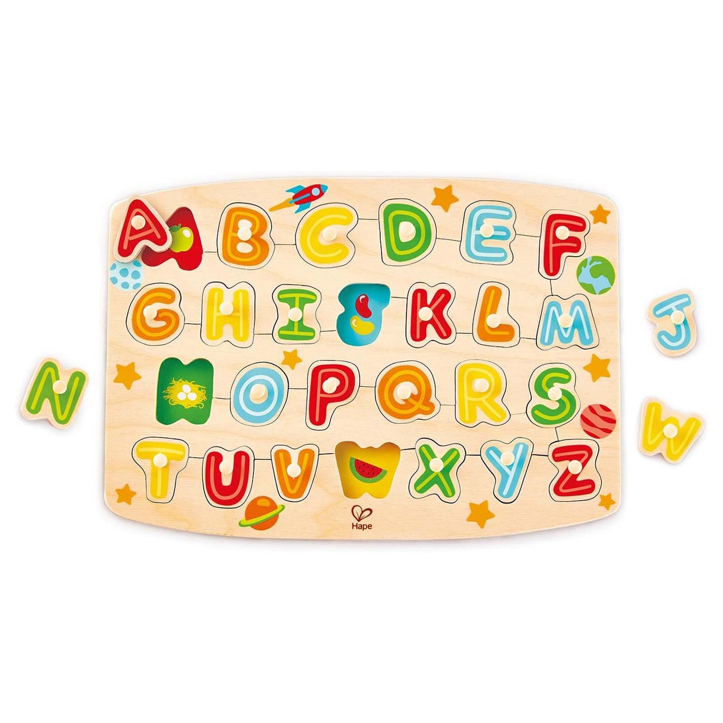 Hape Alphabet Peg Puzzle