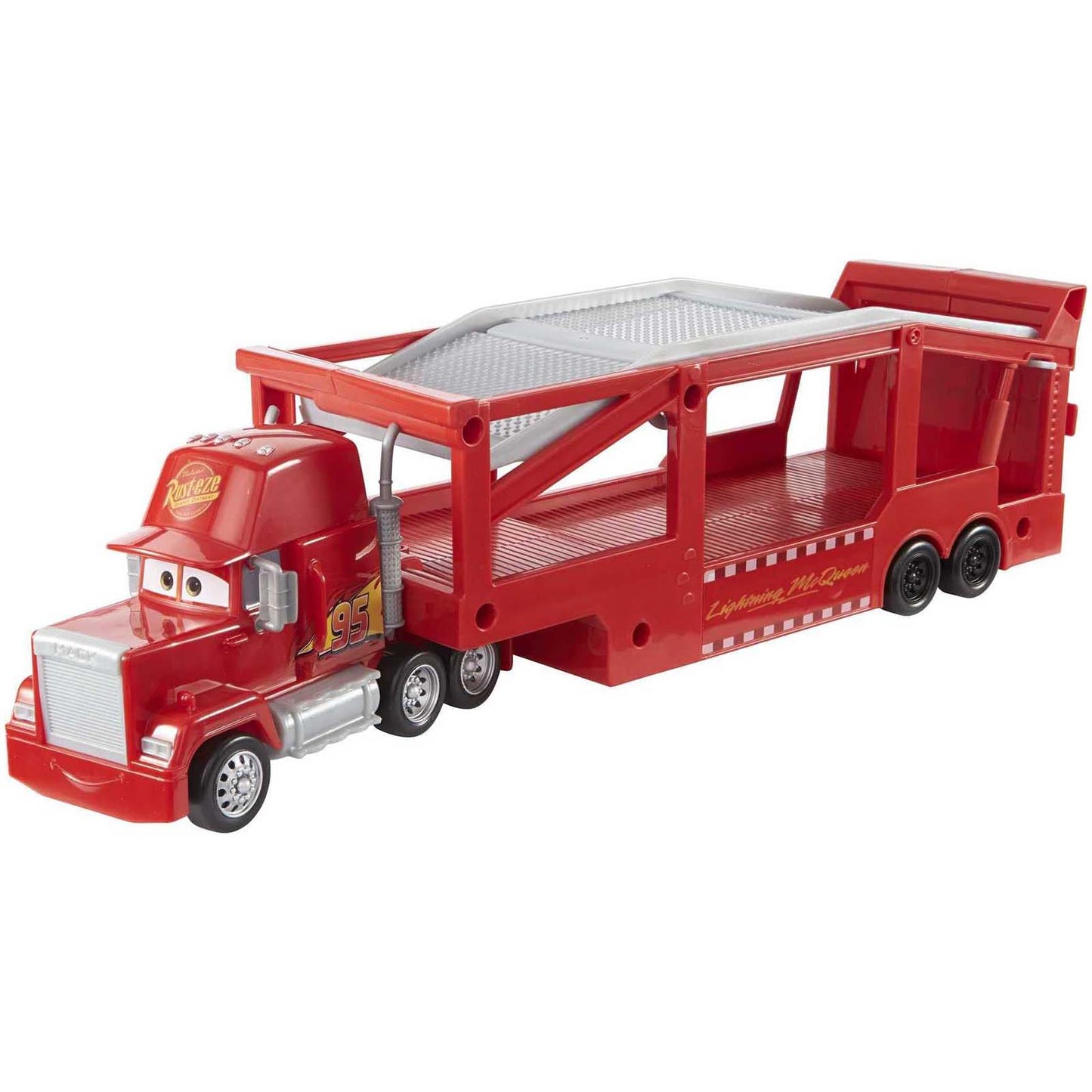 Mattel Disney Cars Mack Truck Hauler Toy Vehicle
