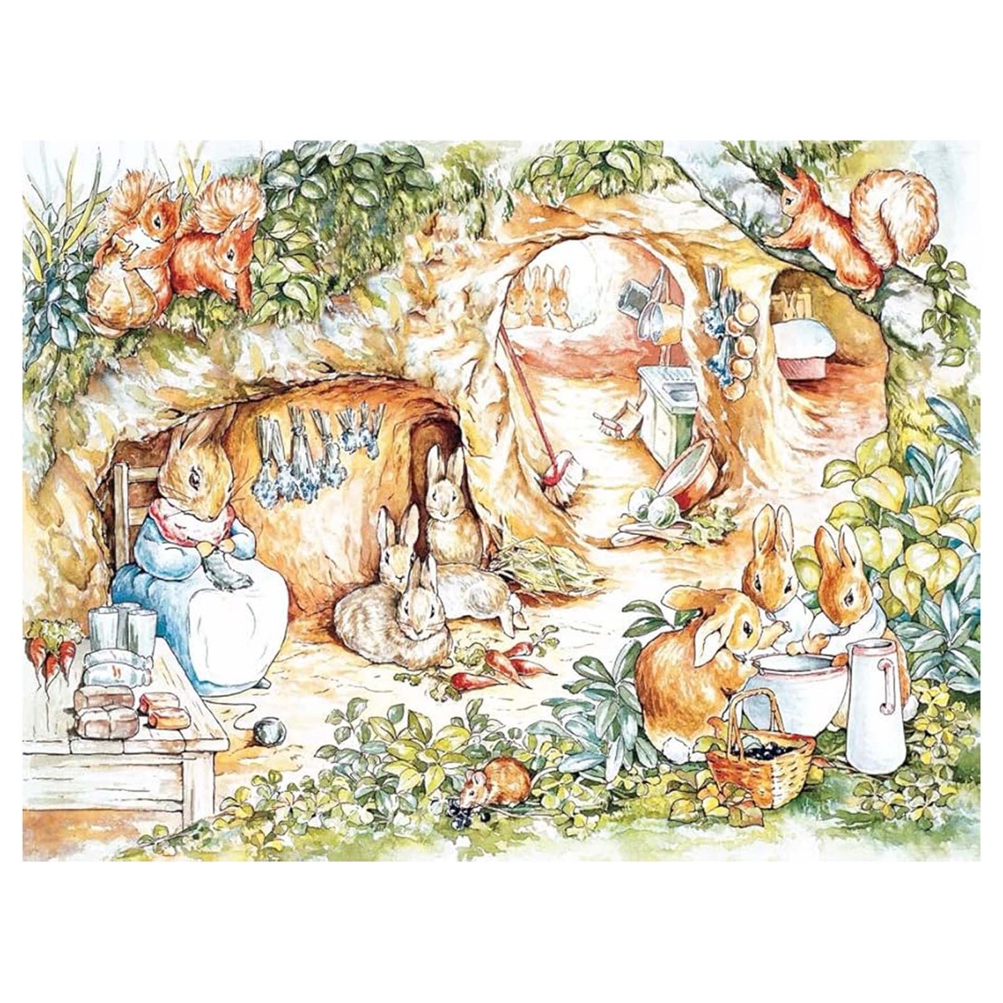 New York Puzzle Home Sweet Burrow 750 Piece Jigsaw Puzzle