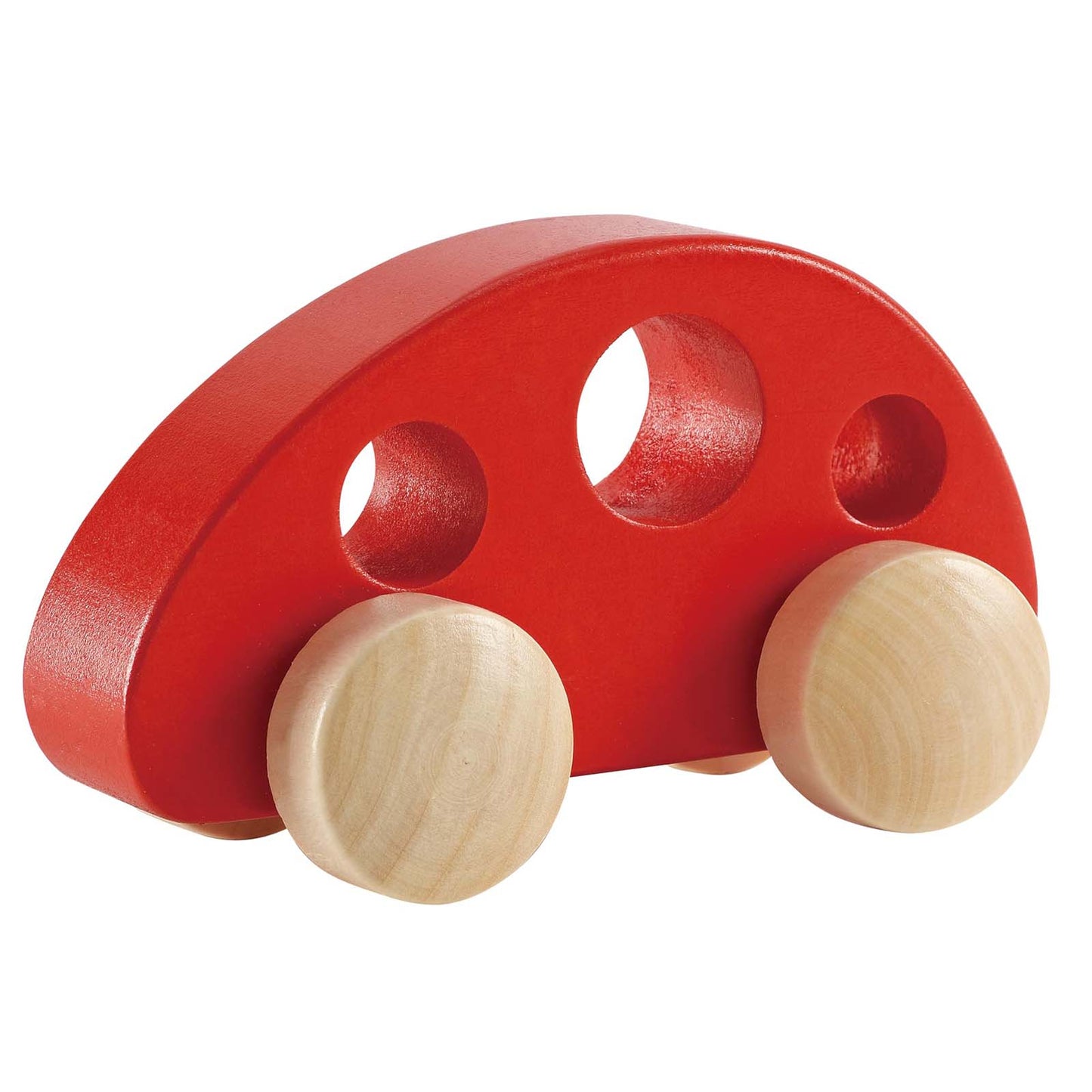 Hape Mini Van Red Wooden Toy Vehicle