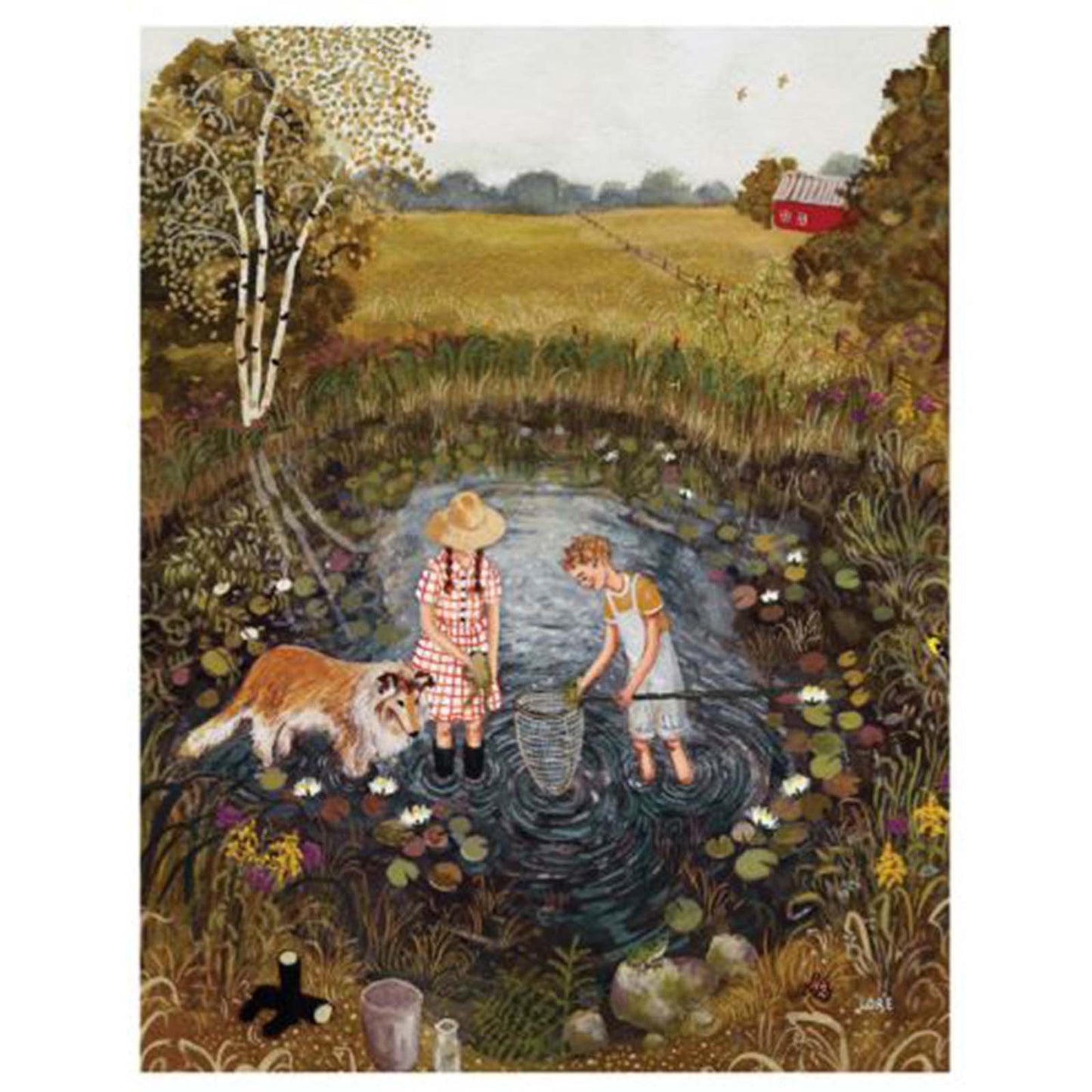 New York Puzzle Dog Days 100 Piece Mini Jigsaw Puzzle