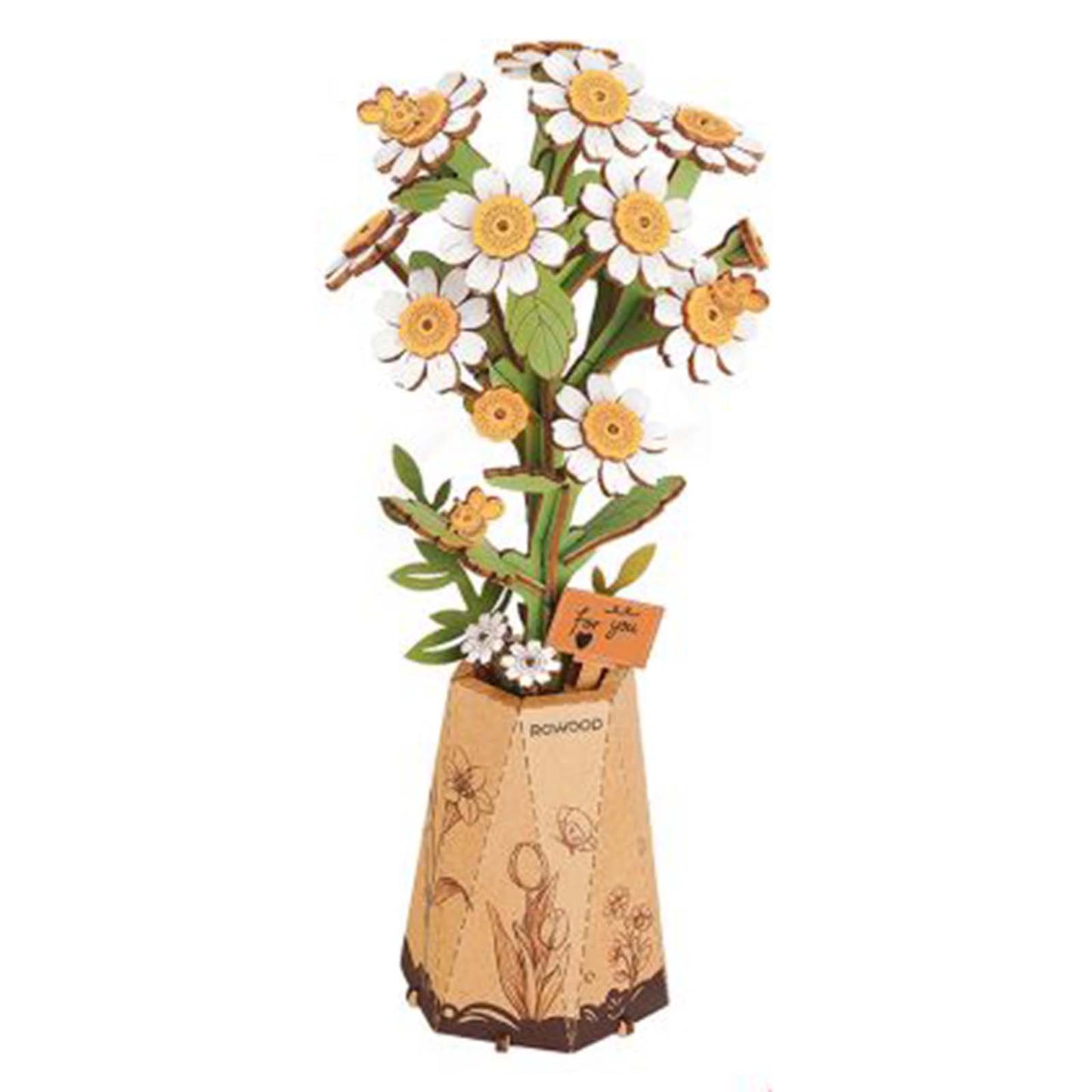 Robotime Rowood Chamomile Wooden Bloom Craft