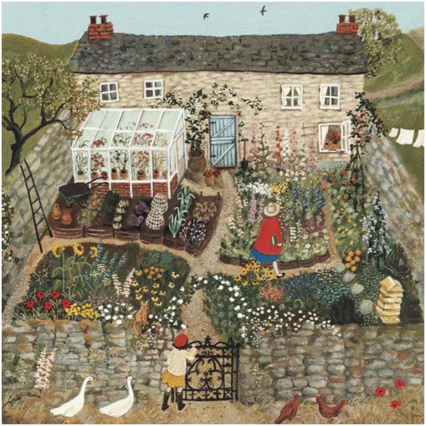 New York Puzzle The Walled Garden 500 Piece Jigsaw Puzzle