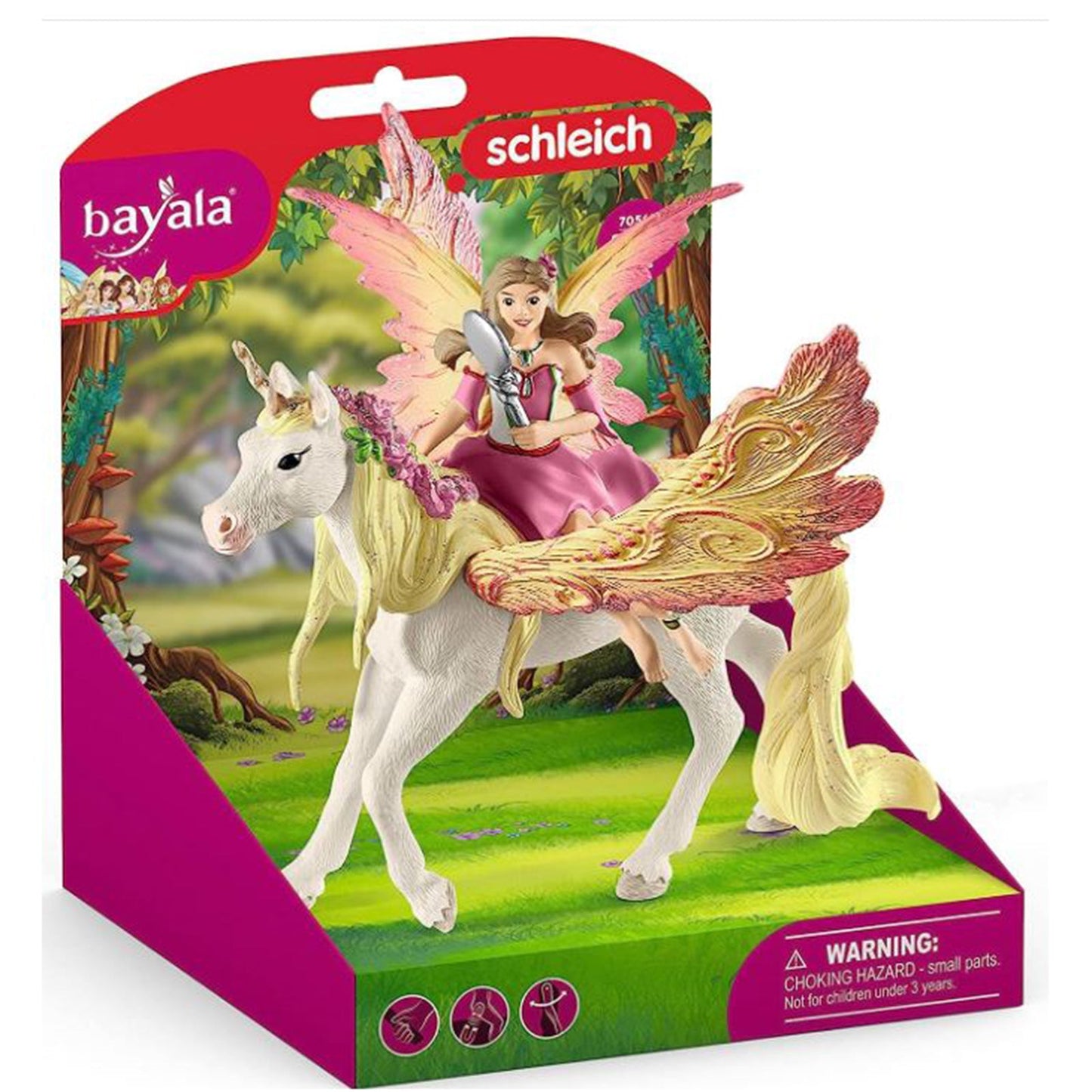 Schleich Bayala Fairy Feya With Pegasus Unicorn Figure 70568