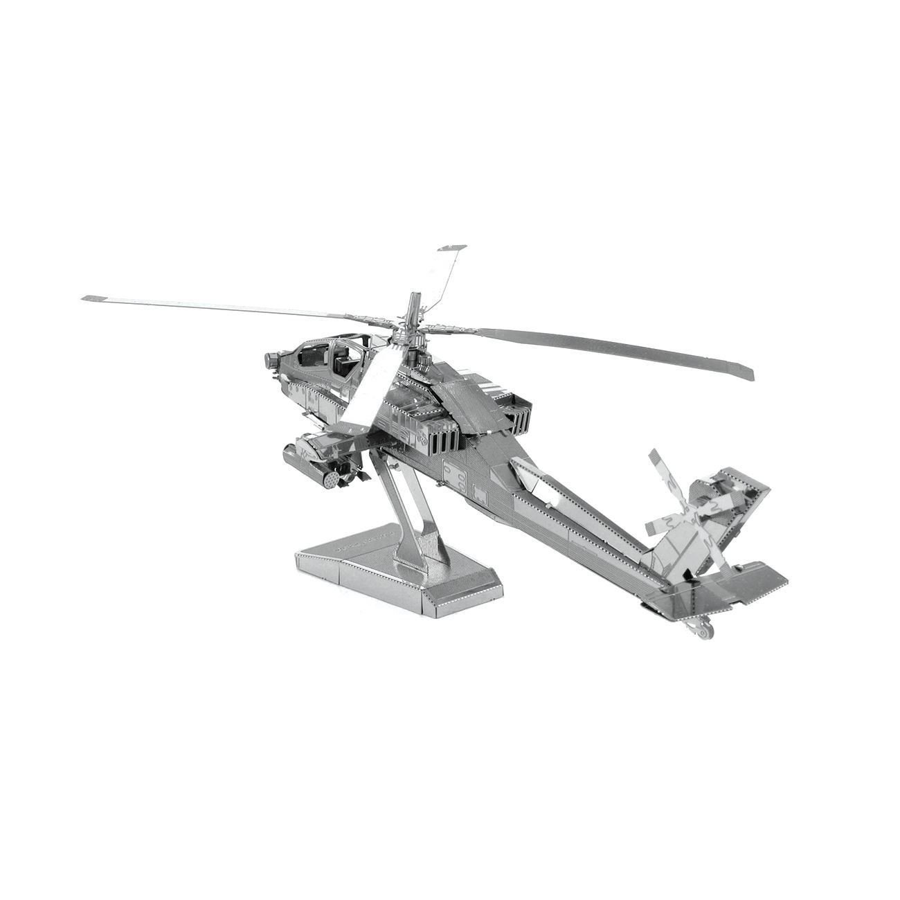Metal Earth AH-64 Apache Helicopter Model Kit