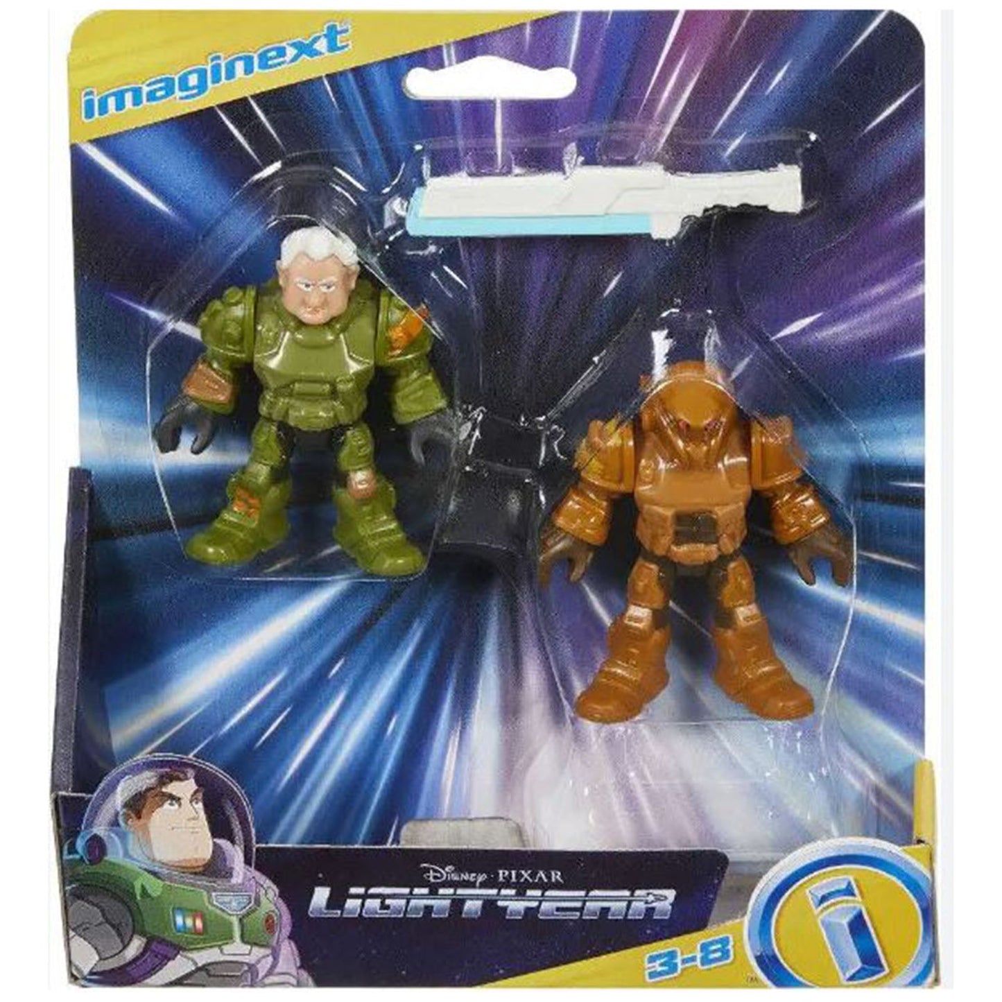 Imaginext Disney Pixar Lightyear Darby Steel And Zap Patrol Set