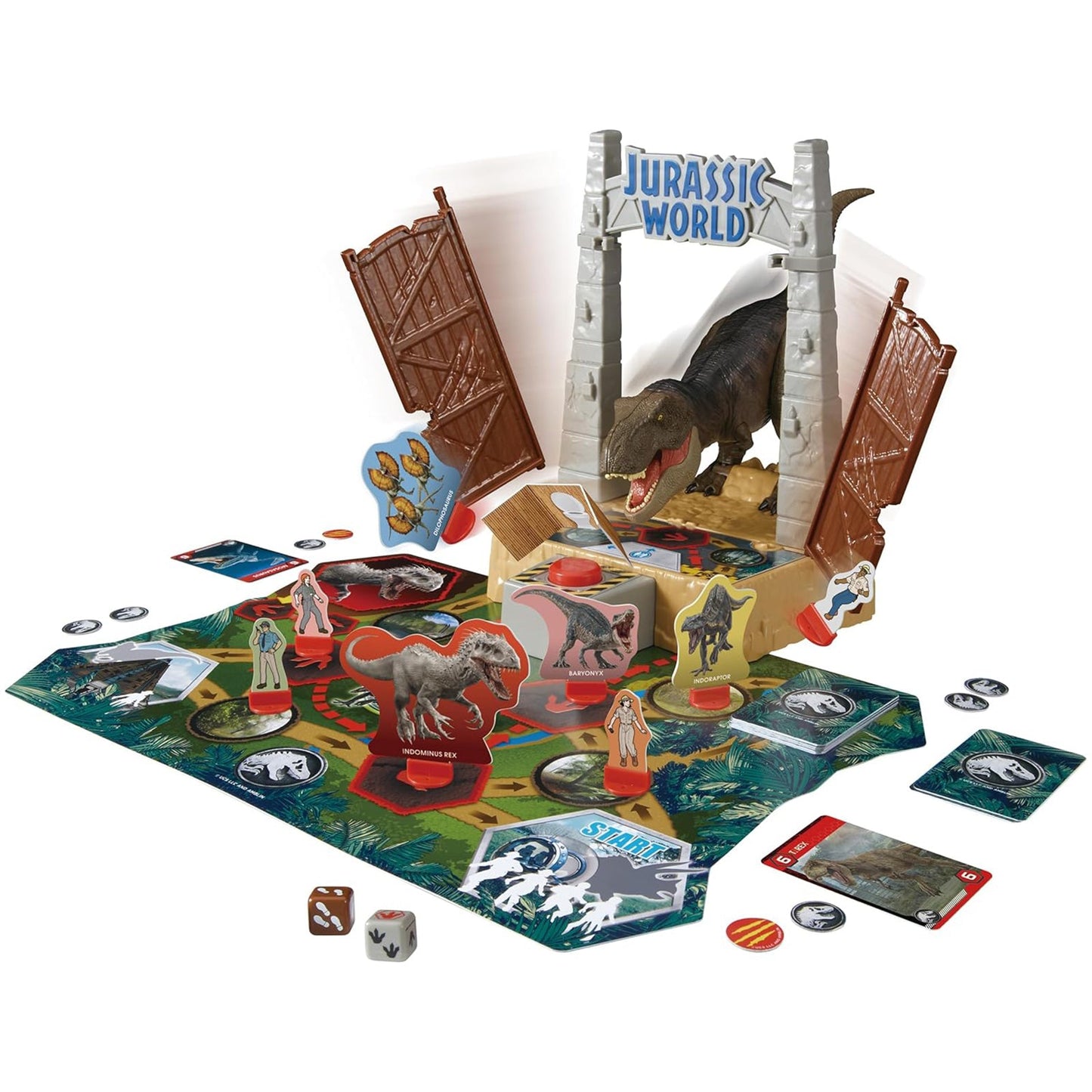 Epoch Jurassic World T-Rex Panic Board Game