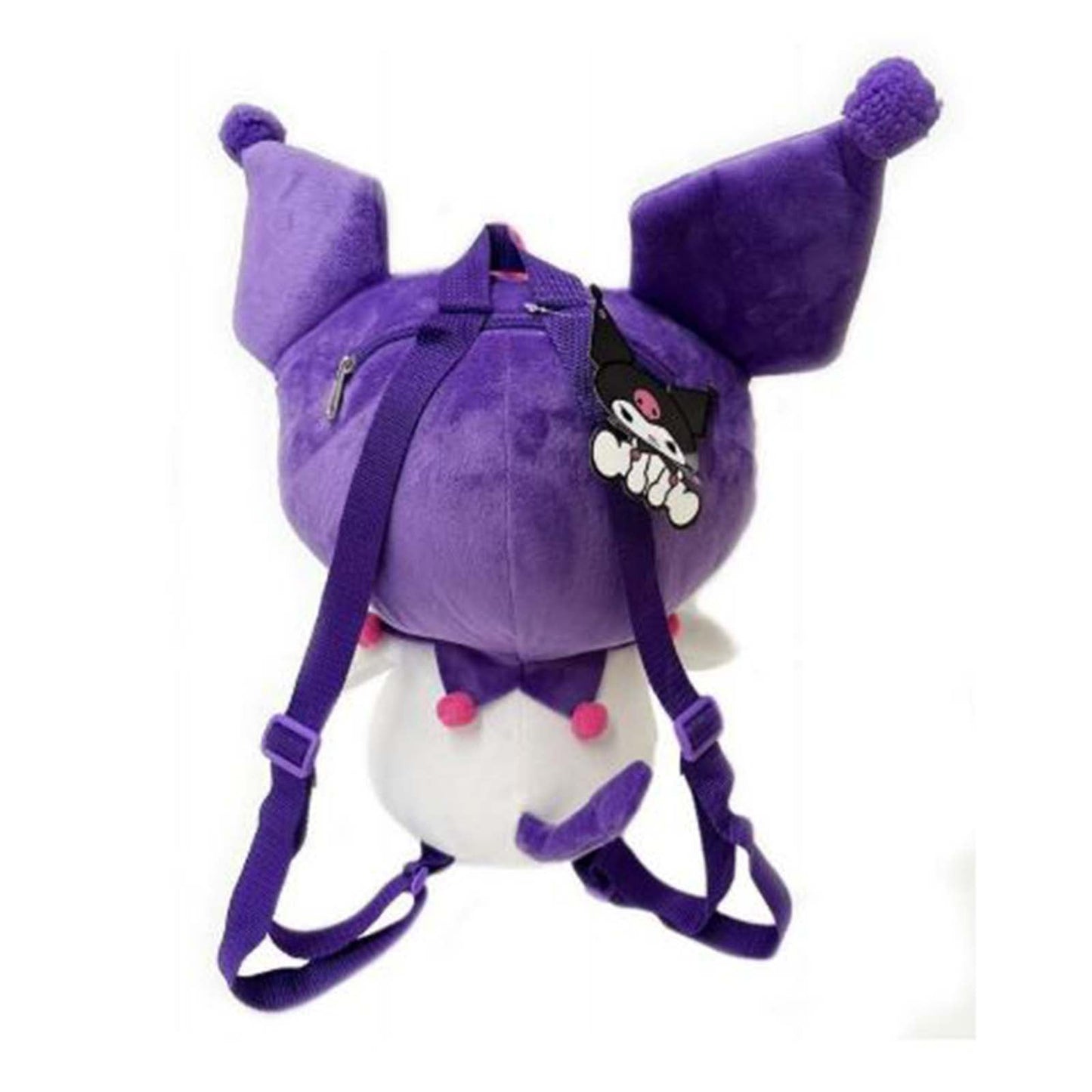 Sanrio Hello Kitty Kuromi Purple 14 Inch Plush Backpack