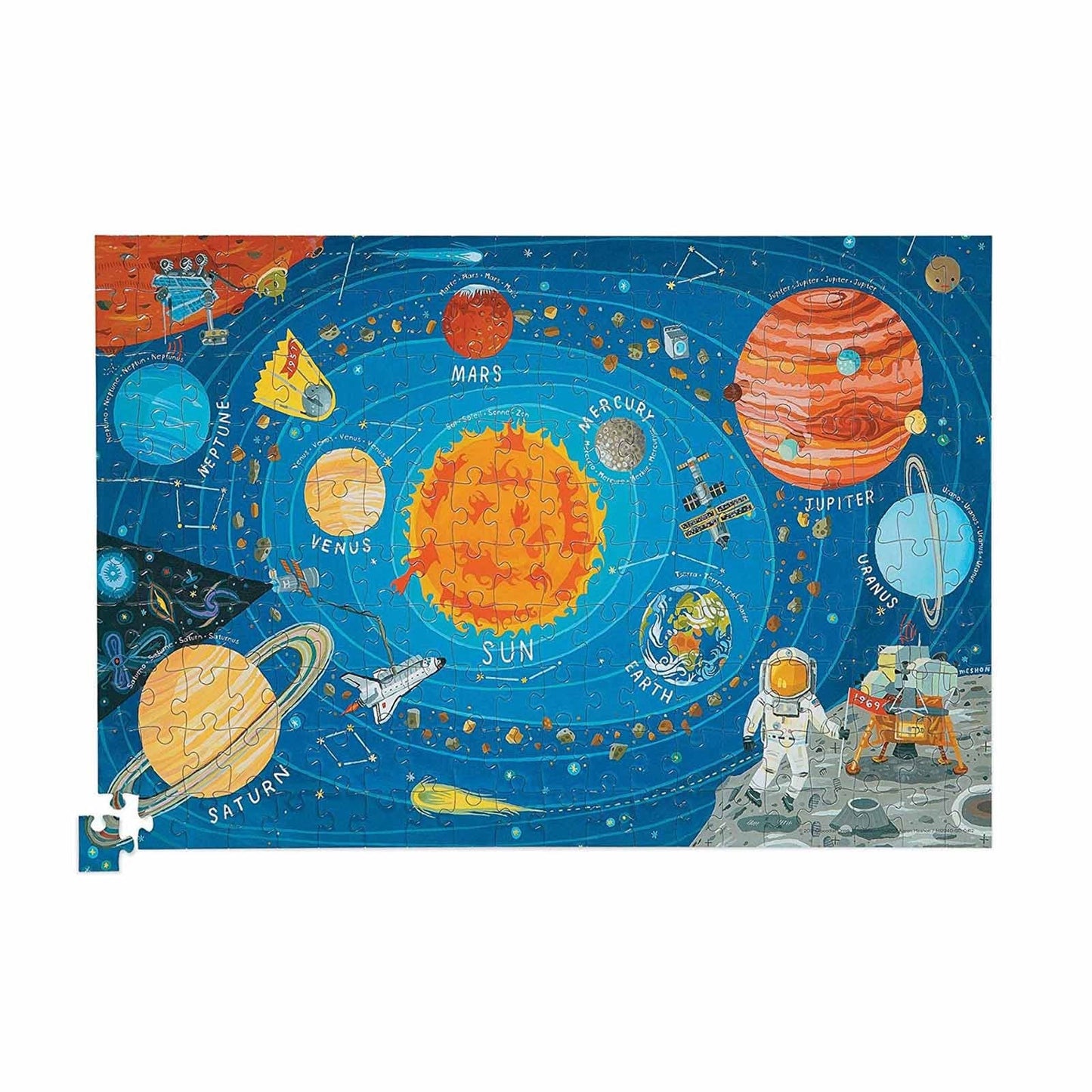 Crocodile Creek Space 200 Piece Puzzle Plus Poster