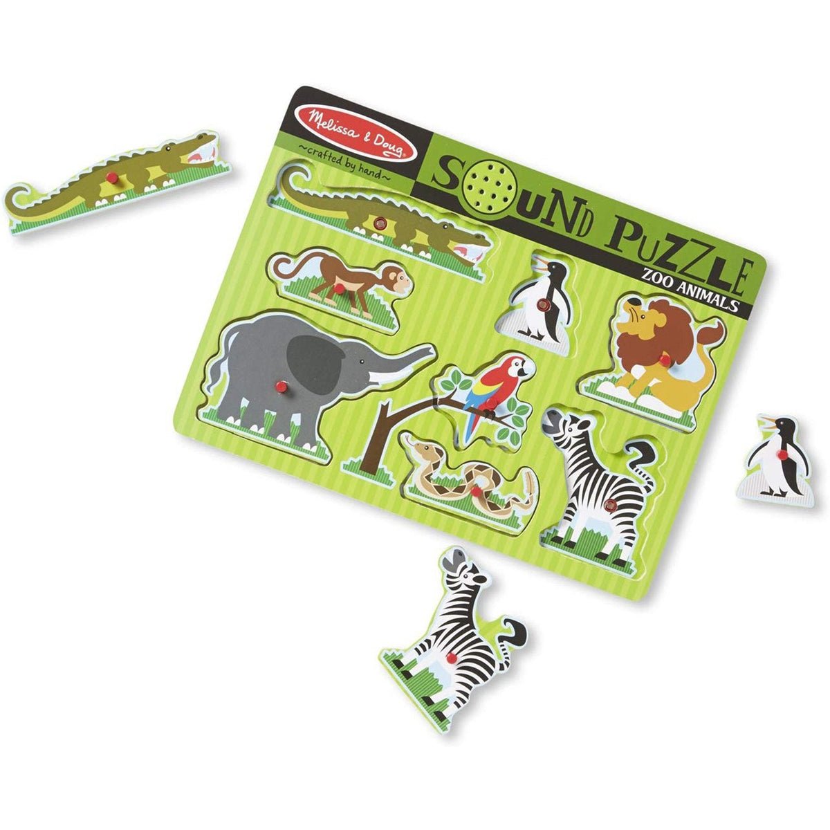 Melissa And Doug Zoo Animals Sound Puzzle