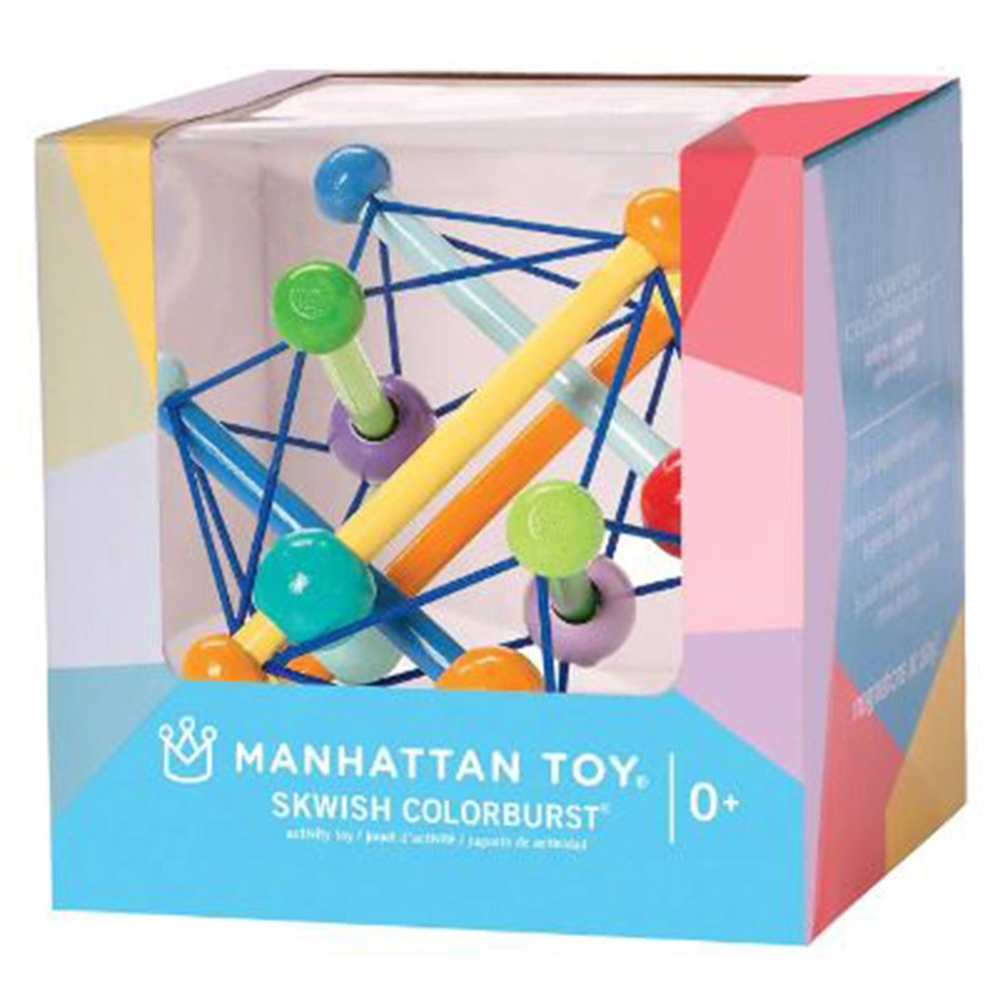 Manhattan Toys Skwish Color Burst Rattle And Teether Activity Toy