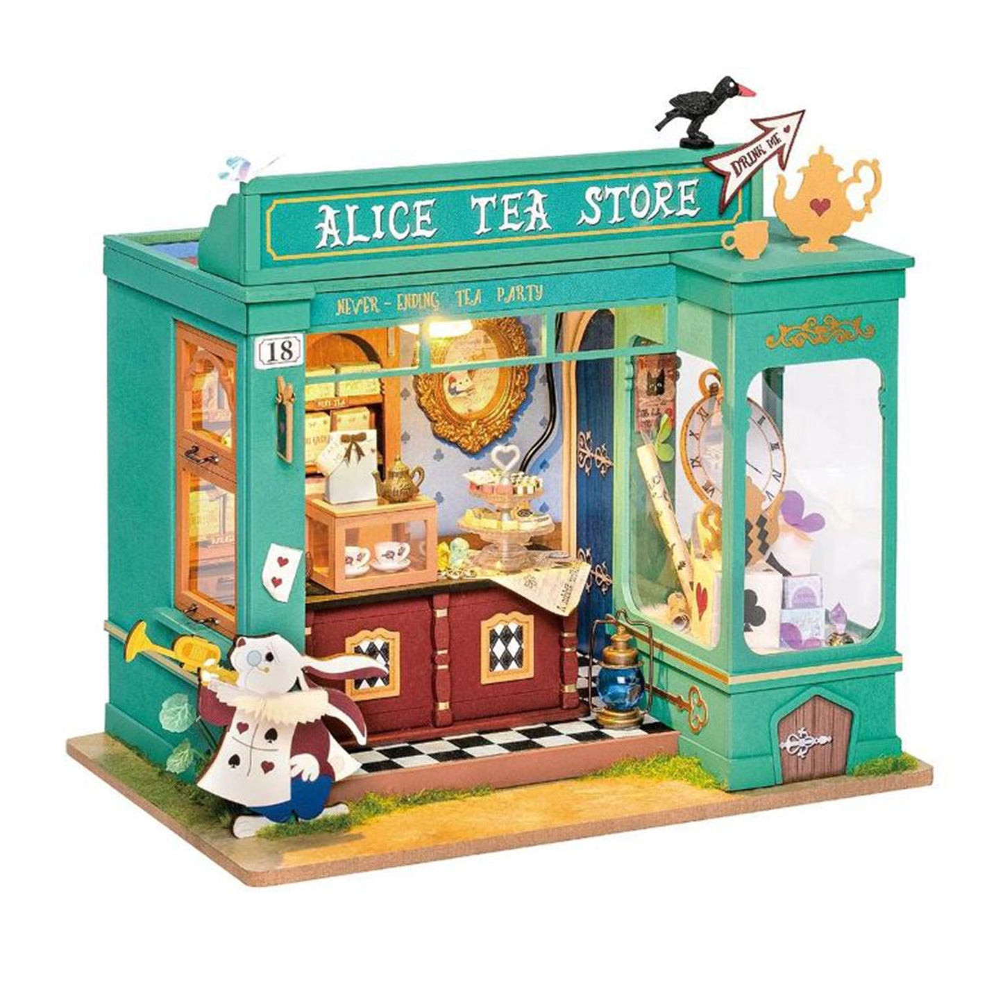 Robotime Rolife Mystic Achieves Series Alice's Tea Store Set