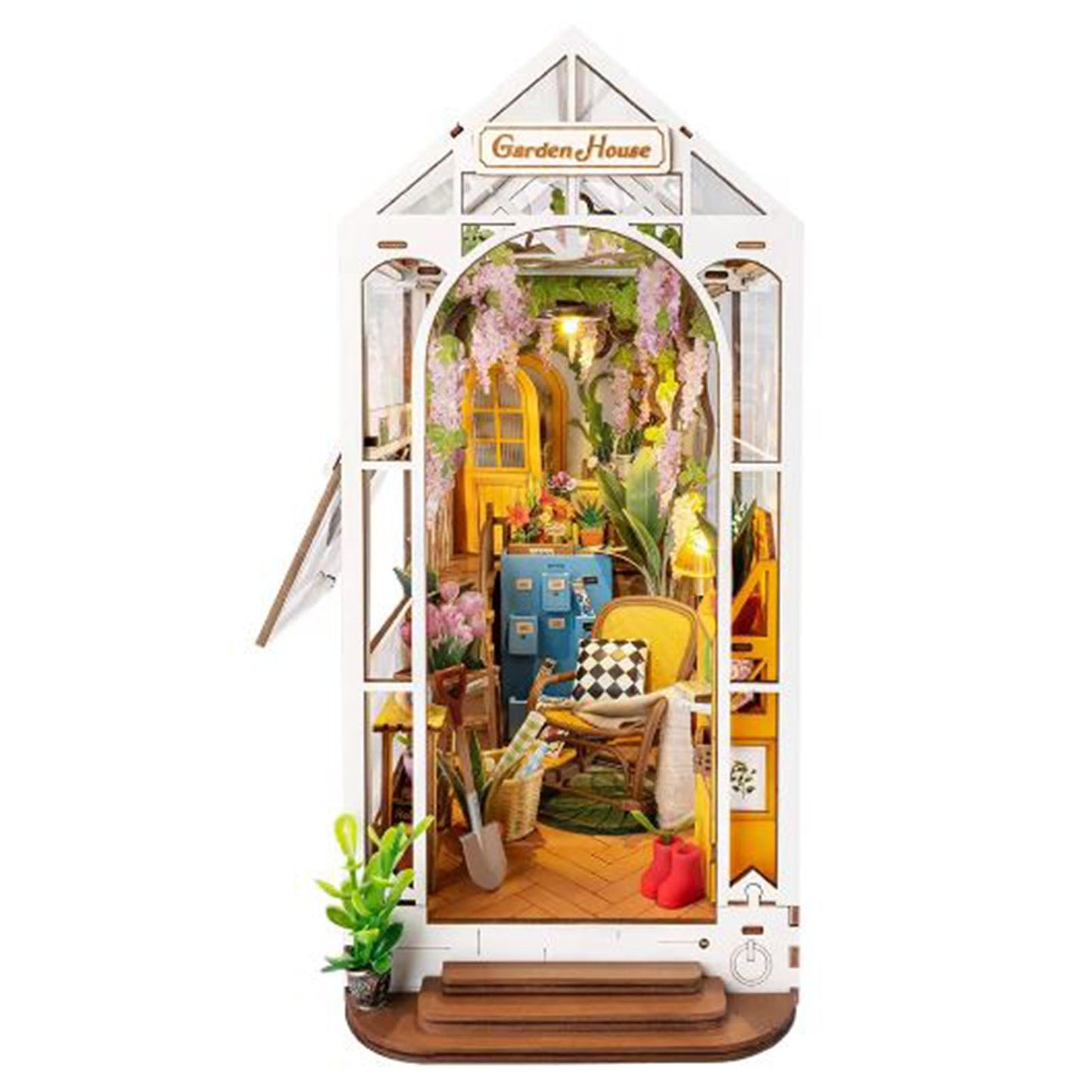 Robotime Rolife Booknook And Wonderland Garden House Set