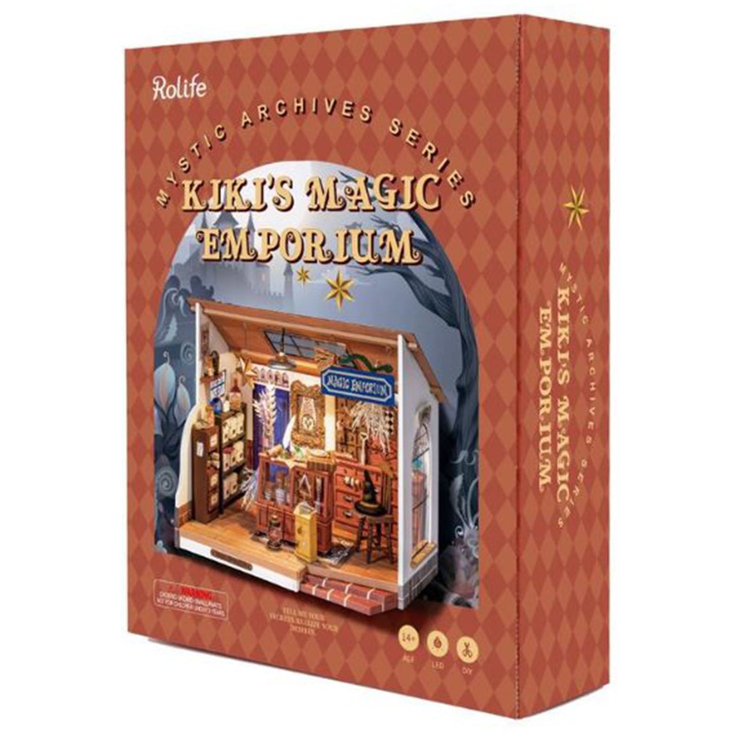 Robotime Rolife DIY Miniature House Kiki's Magic Emporium Building Set