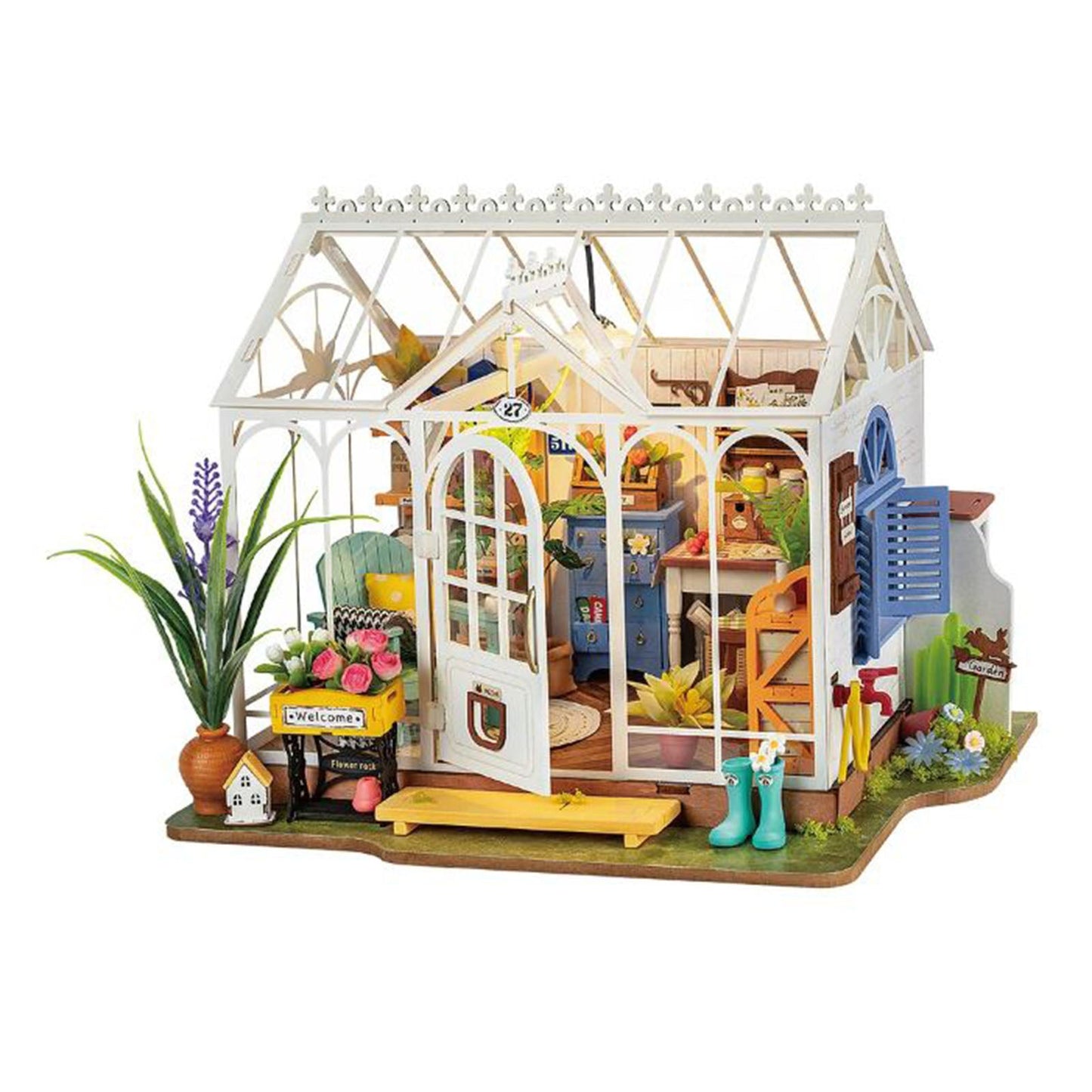 Robotime Rolife DIY Miniature House Dreamy Garden House Building Set