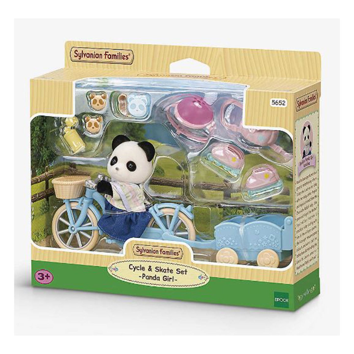 Calico Critters Cycle And Skate Pookie Panda Girl Accessory Set CC1981