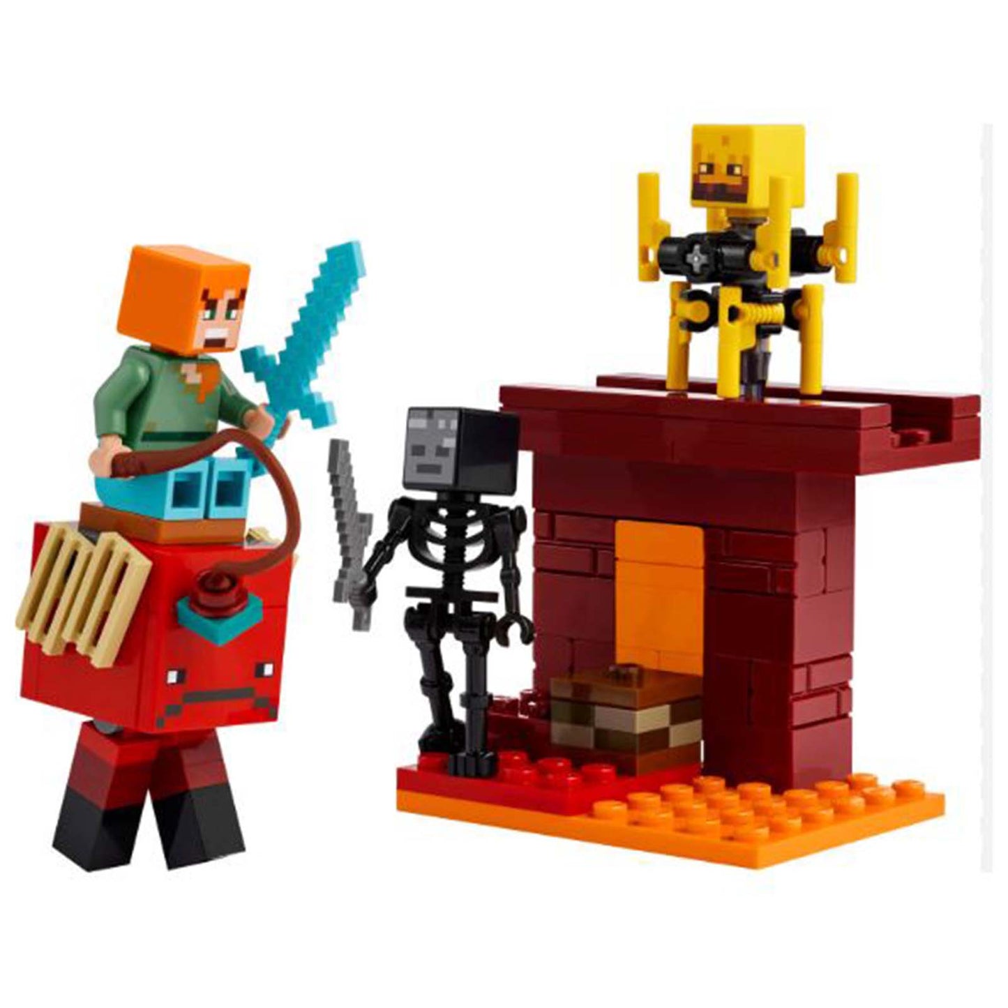 LEGO® Minecraft The Nether Lava Battle Building Set 21266