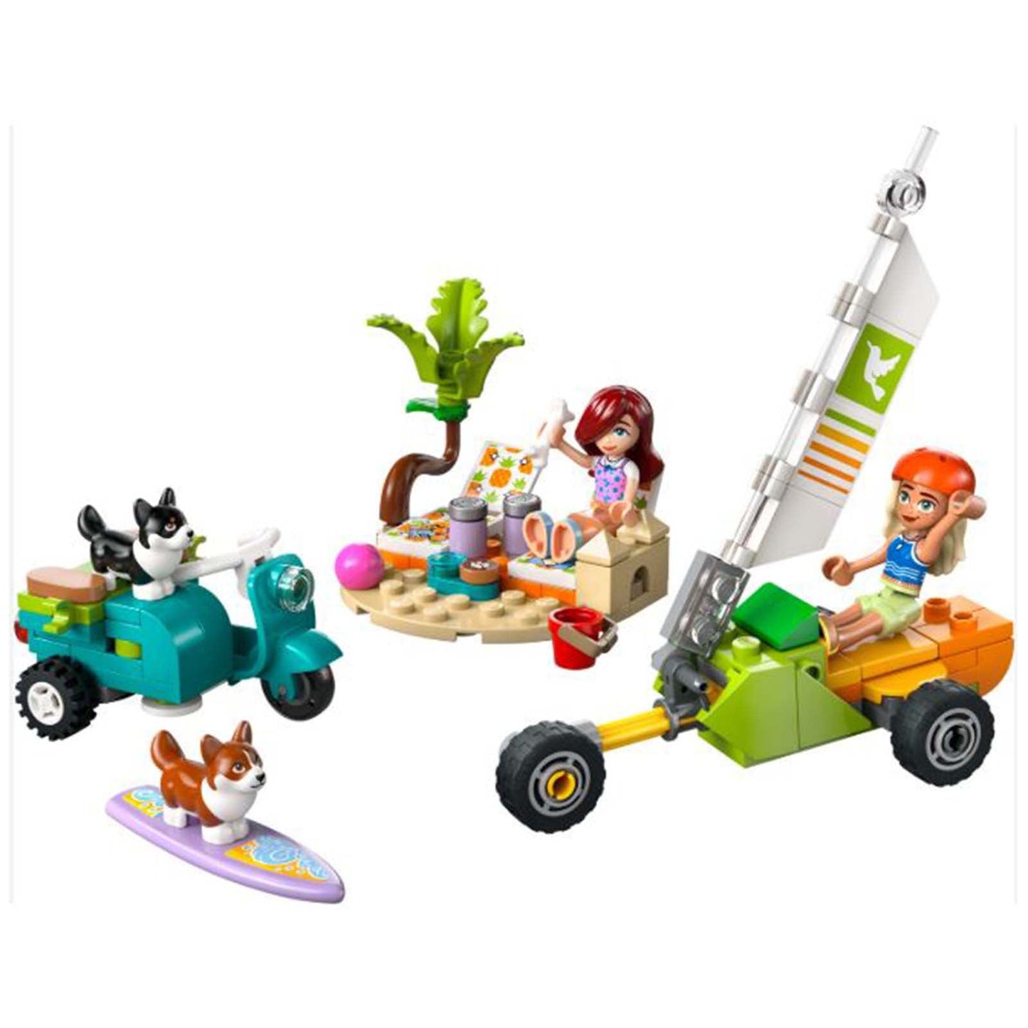 LEGO® Friends Surfing Dogs and Scooter Adventure Building Set 42641