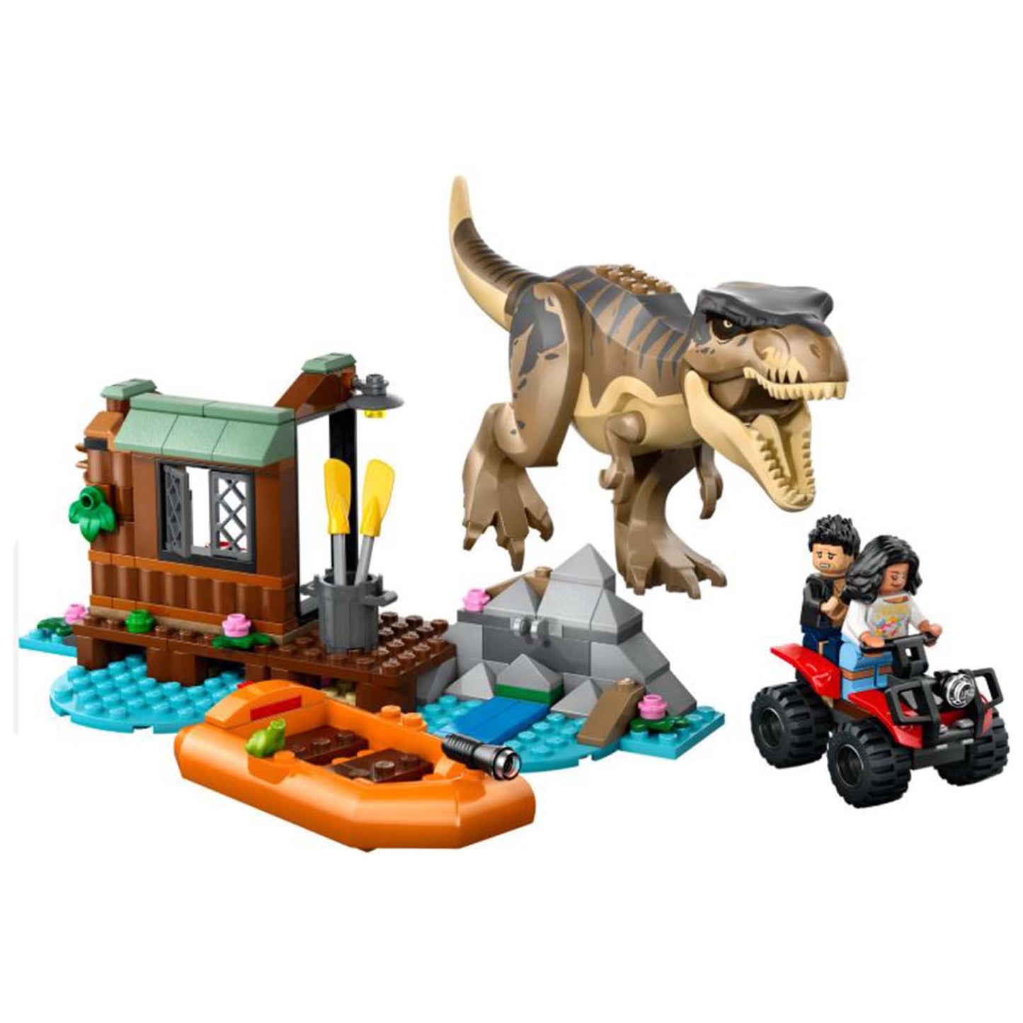 LEGO® Jurassic World Rebirth T Rex River Escape Building Set 76975