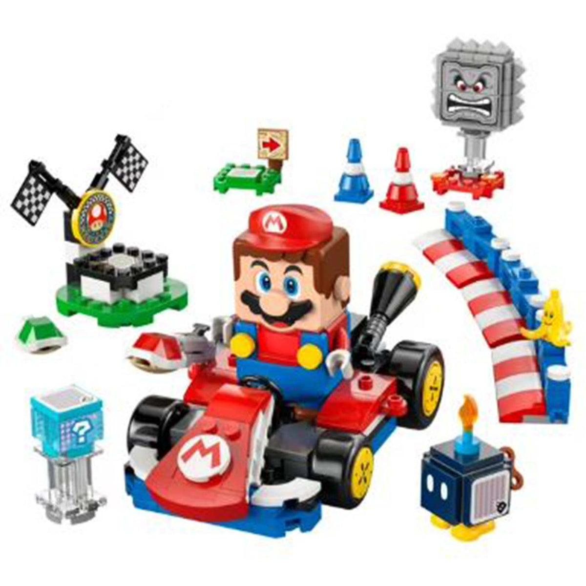 LEGO® Super Mario Interactive LEGO Mario And Standard Kart Building Set 72043