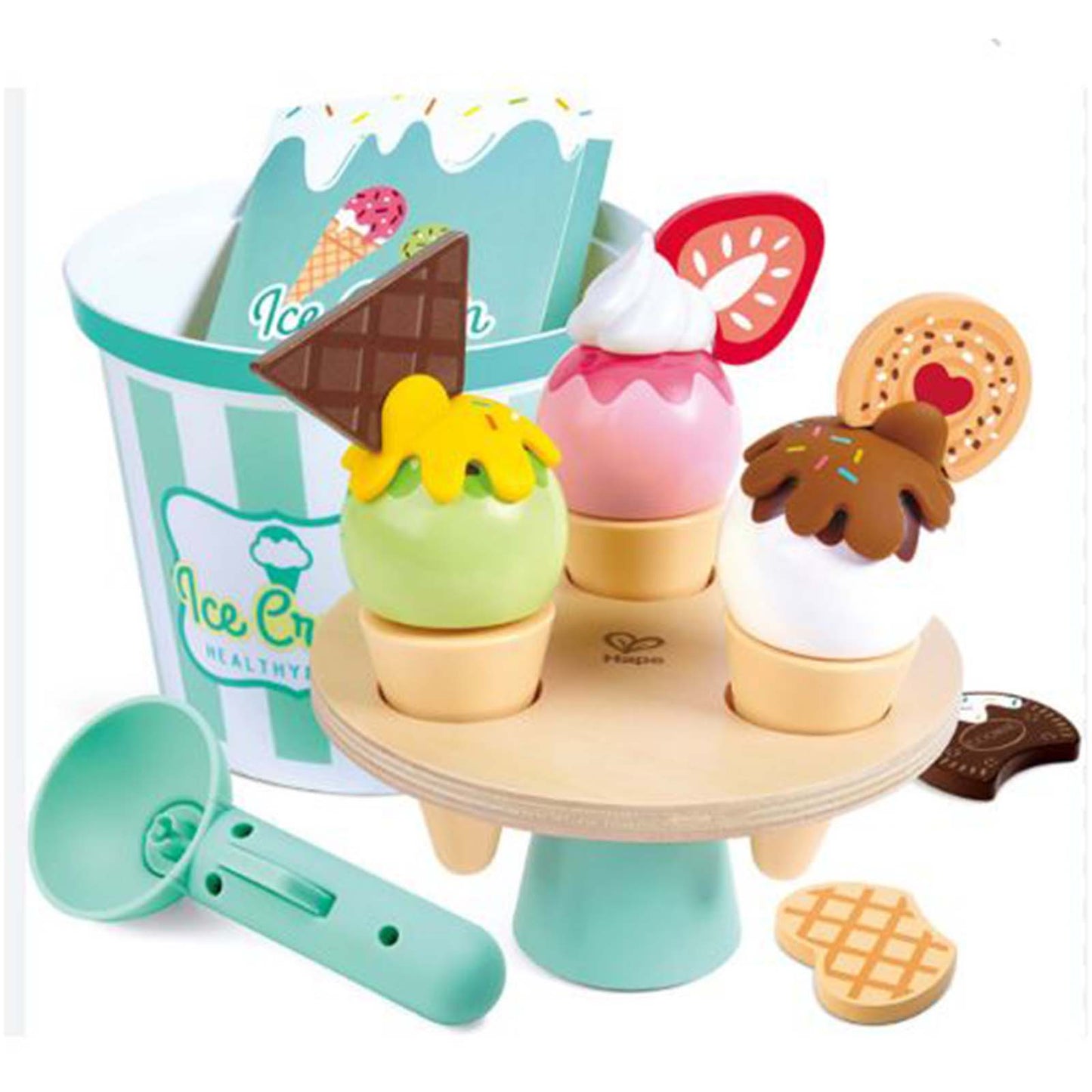 Hape Scoop And Serve Ice Cream Food Playset