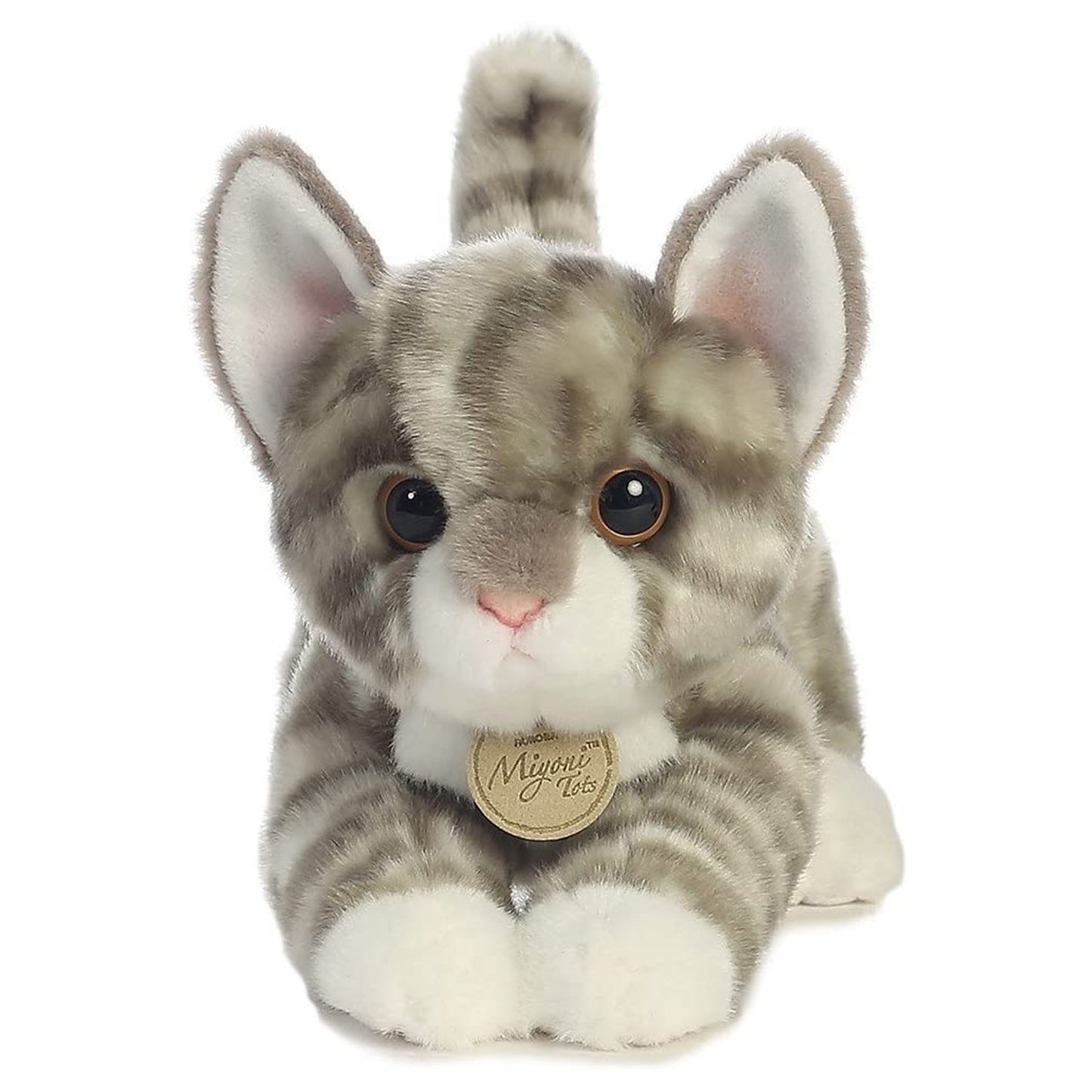 Aurora Miyoni Grey Tabby Kitten 9 Inch Plush Figure