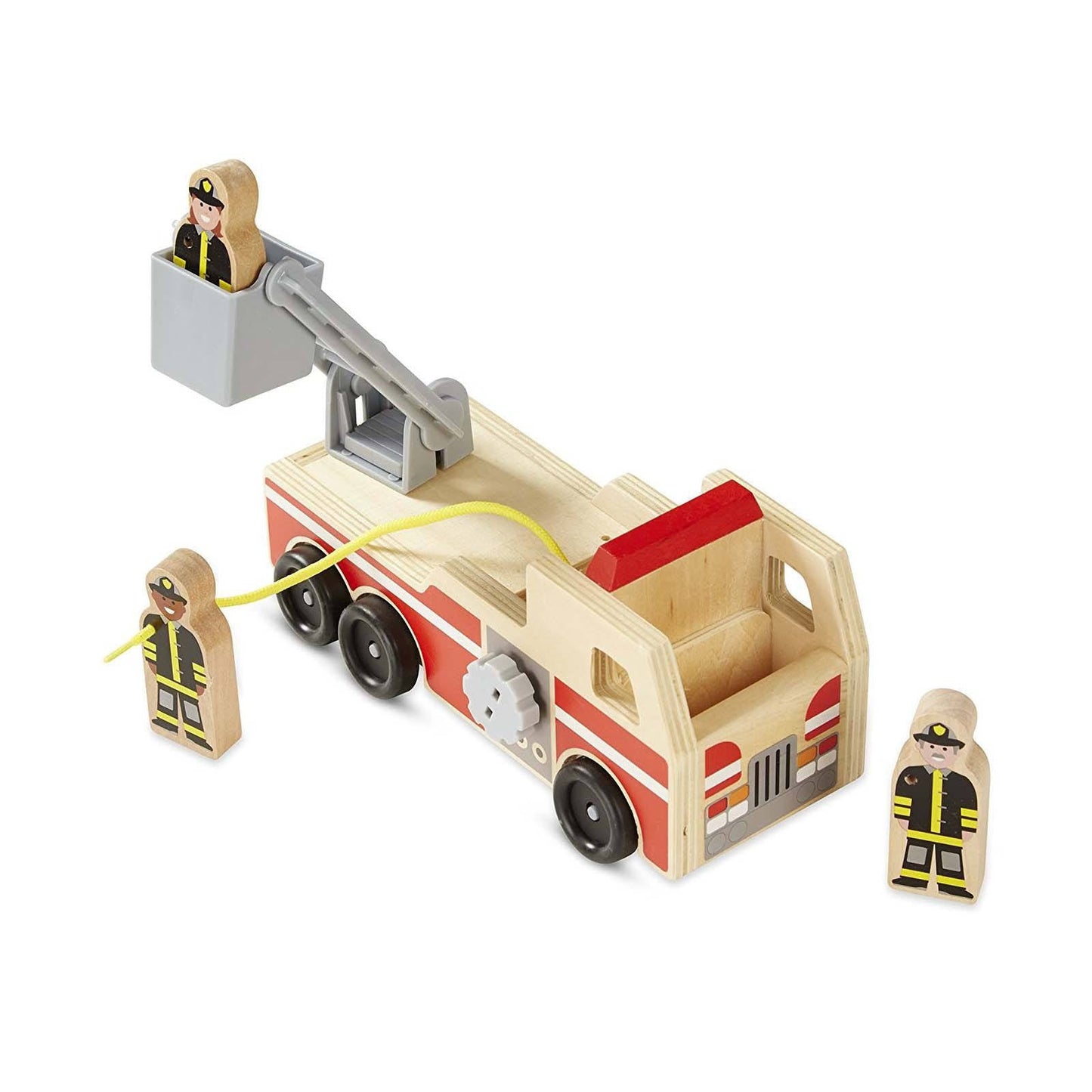 Melissa And Doug Classic Toy Wooden Fire Truck
