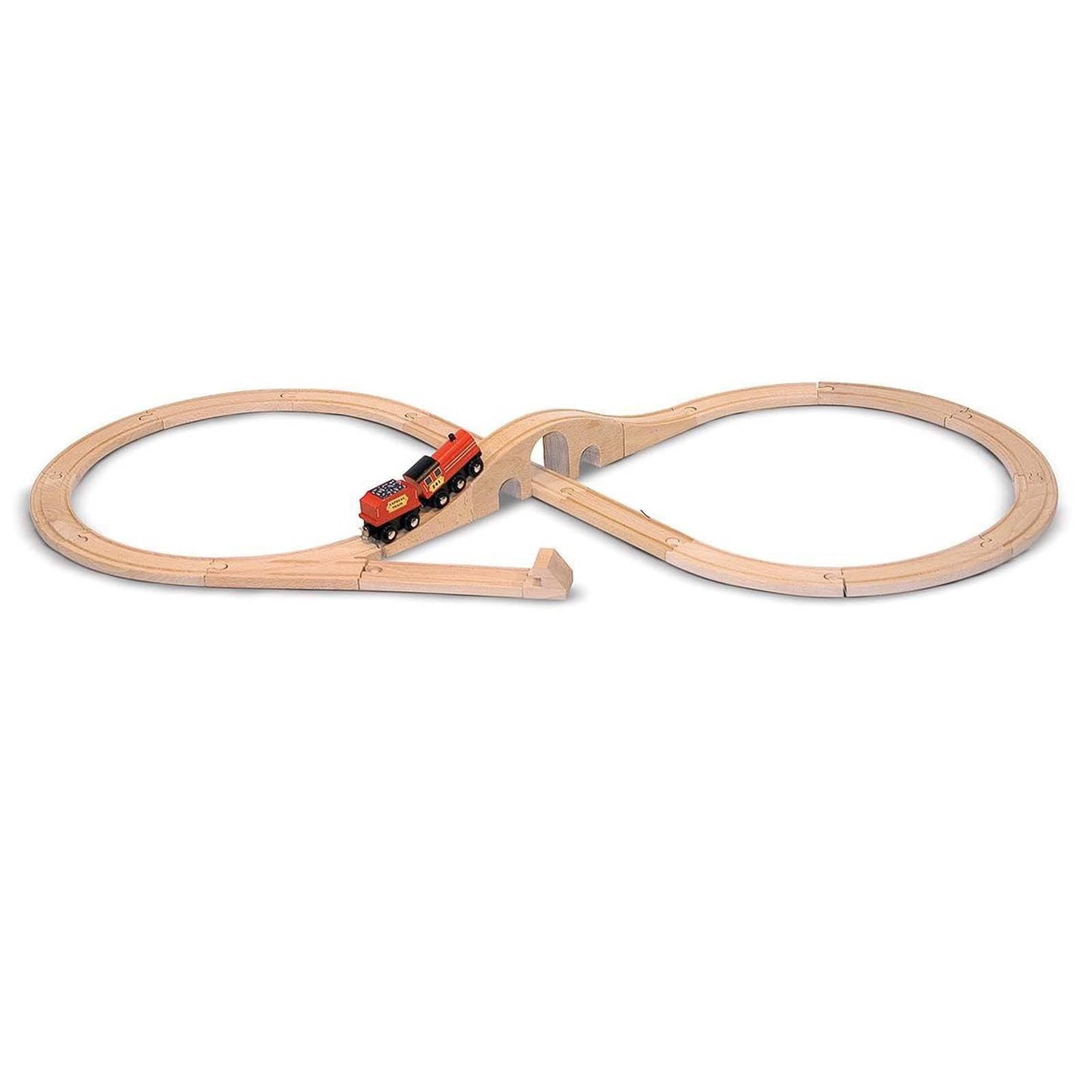 Melissa And Doug Wooden Figure 8 Train Set