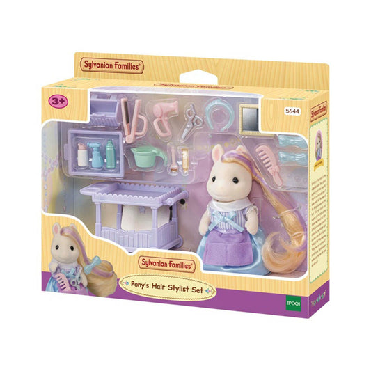 Calico Critters Pony's Hair Stylist Serafina Manely Pony Figure Accessory Set