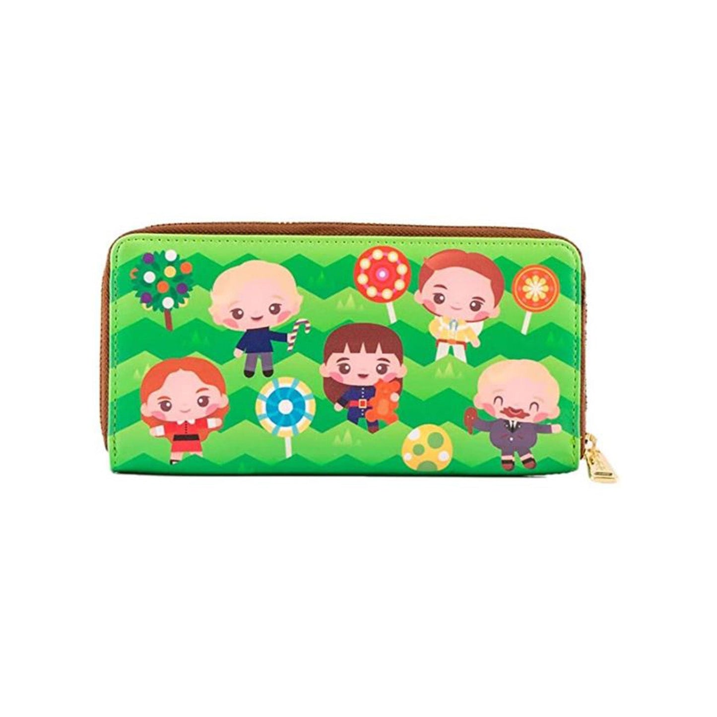 Loungefly Charlie And The Chocolate Factory 50th Anniversary Zip Around Wallet