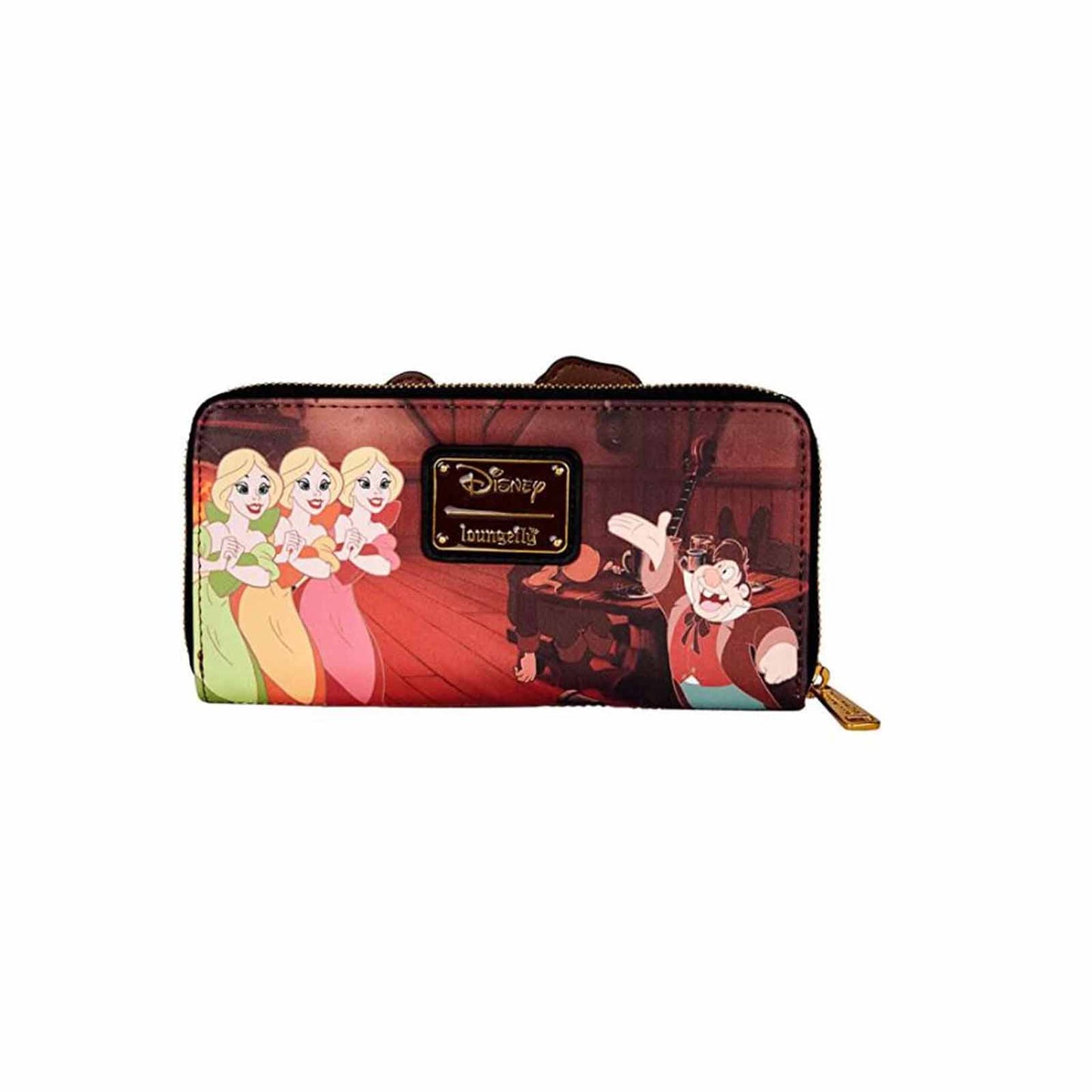 Loungefly Disney Villains Scene Gaston Zip Around Wallet