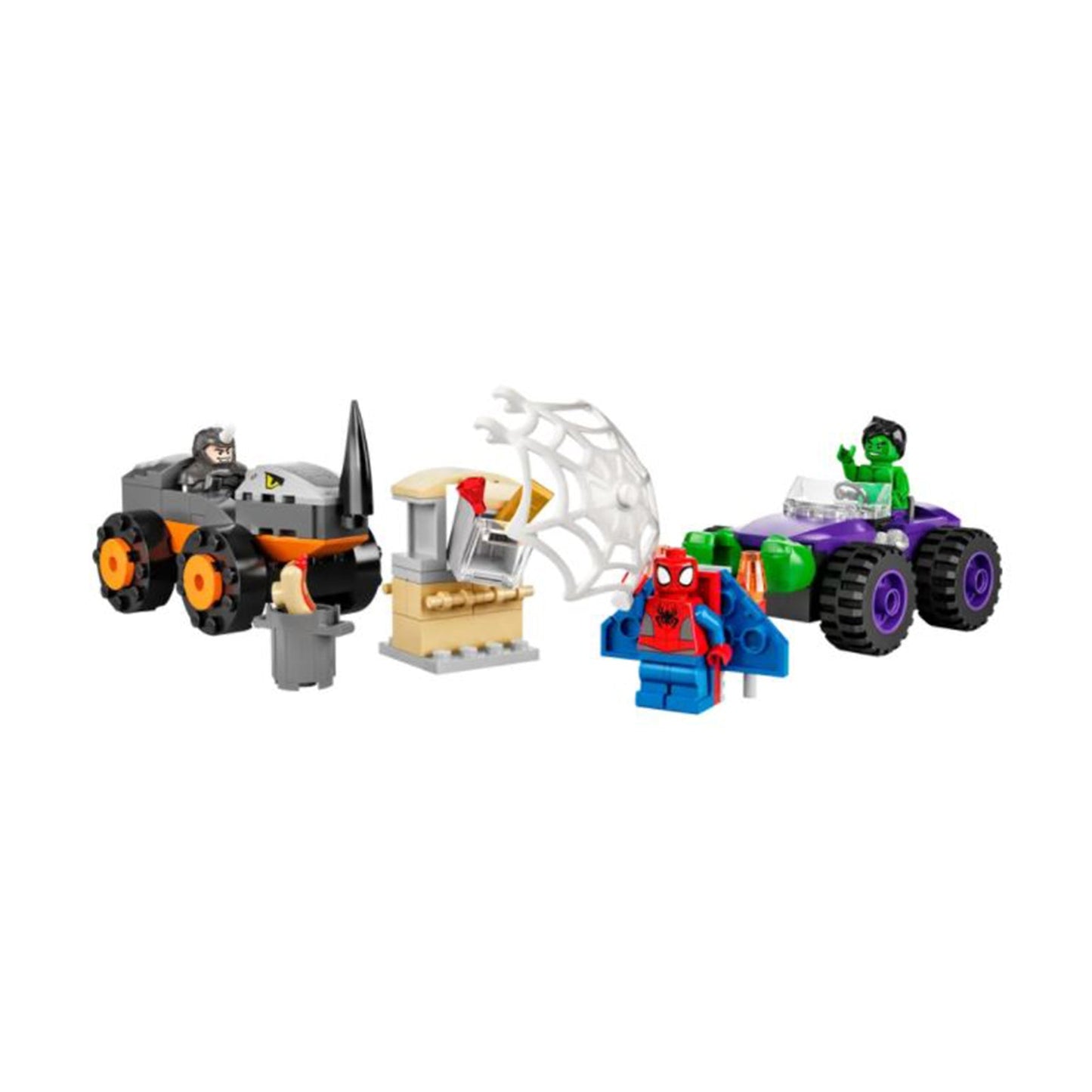 LEGO® Marvel Spidey Amazing Friends Hulk Vs Rhino Truck Showdown Building Set 10782