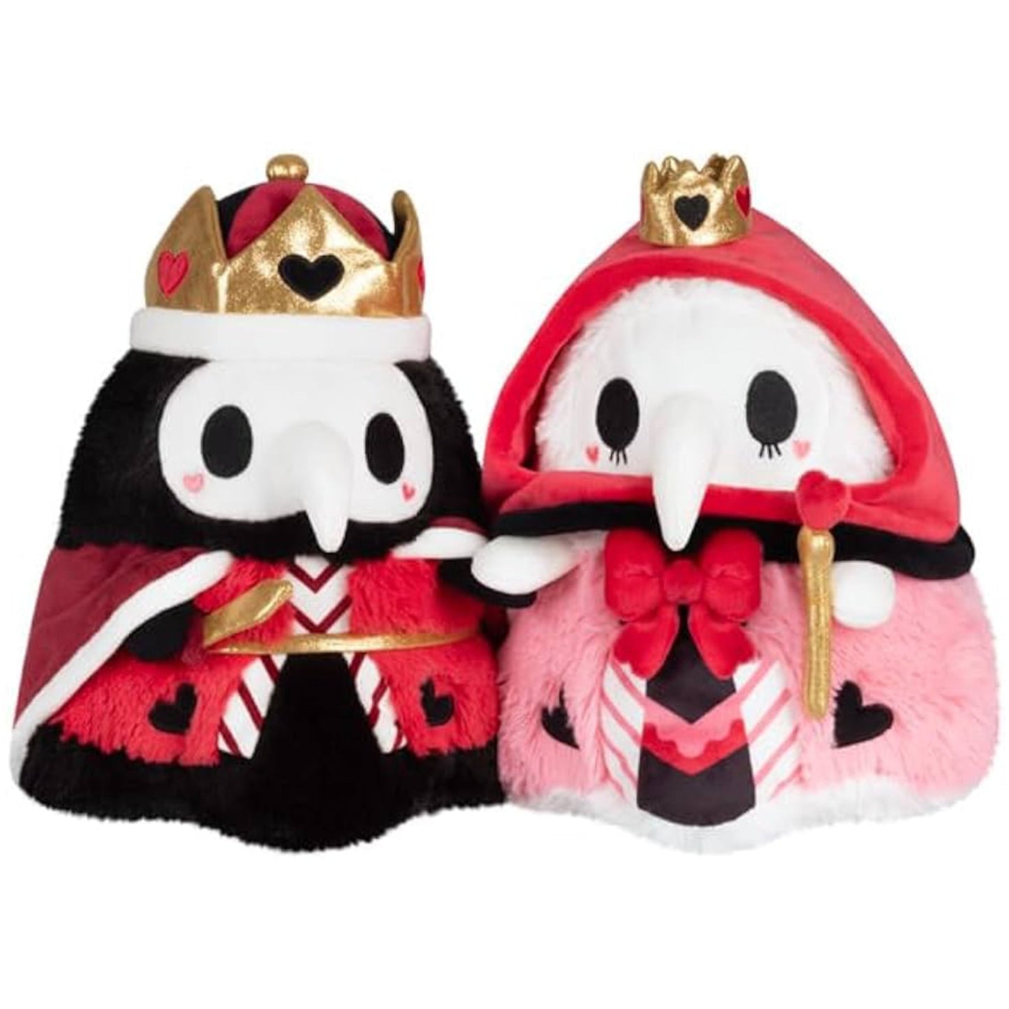 Squishable Mini King And Queen Plague Doctor And Nurse 10 Inch Plush Set