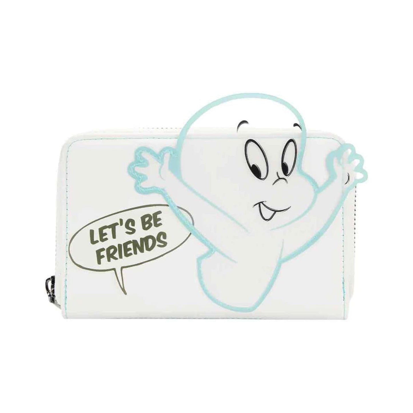 Loungefly Universal Casper Lets Be Friends Zip Around Wallet