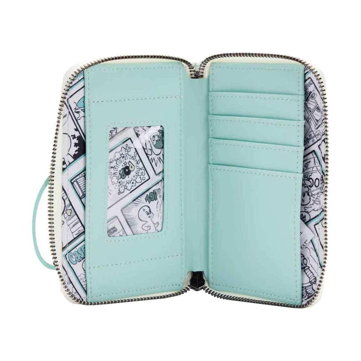 Loungefly Universal Casper Lets Be Friends Zip Around Wallet