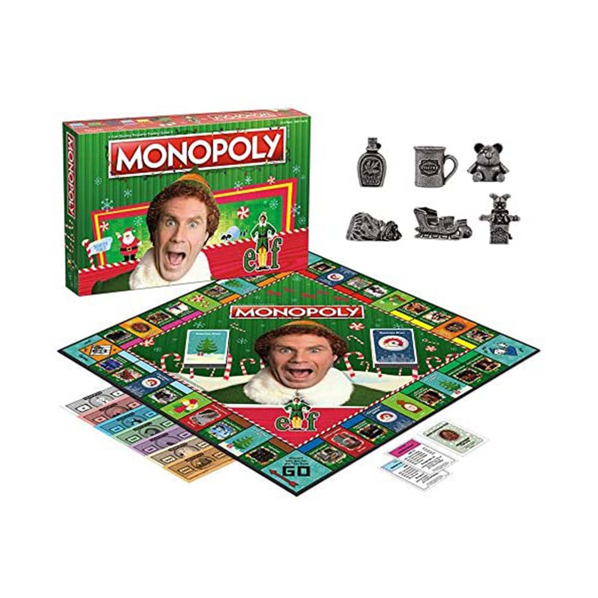 USAopoly Monopoly Elf The Board Game