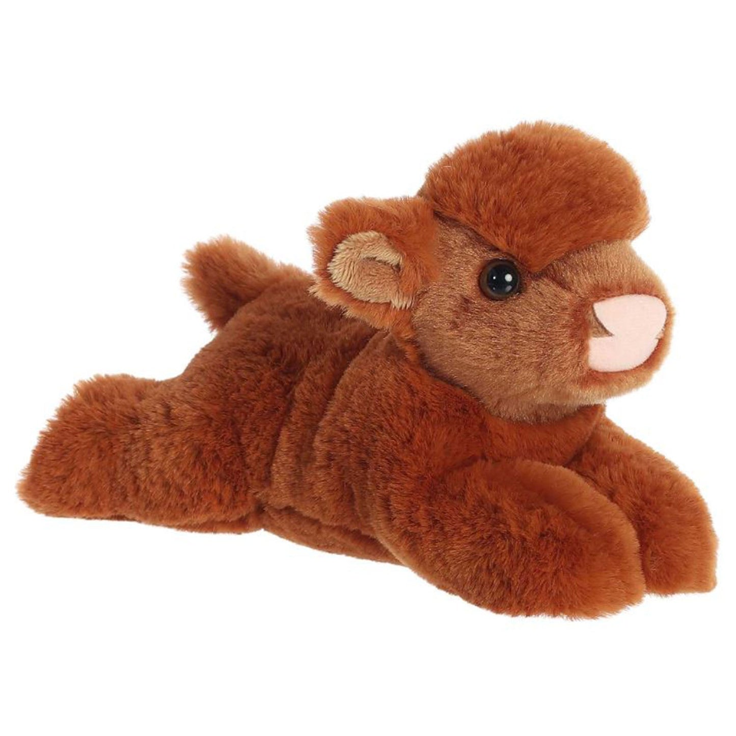 Aurora Mini Flopsies Highland Cow Calf 8 Inch Plush